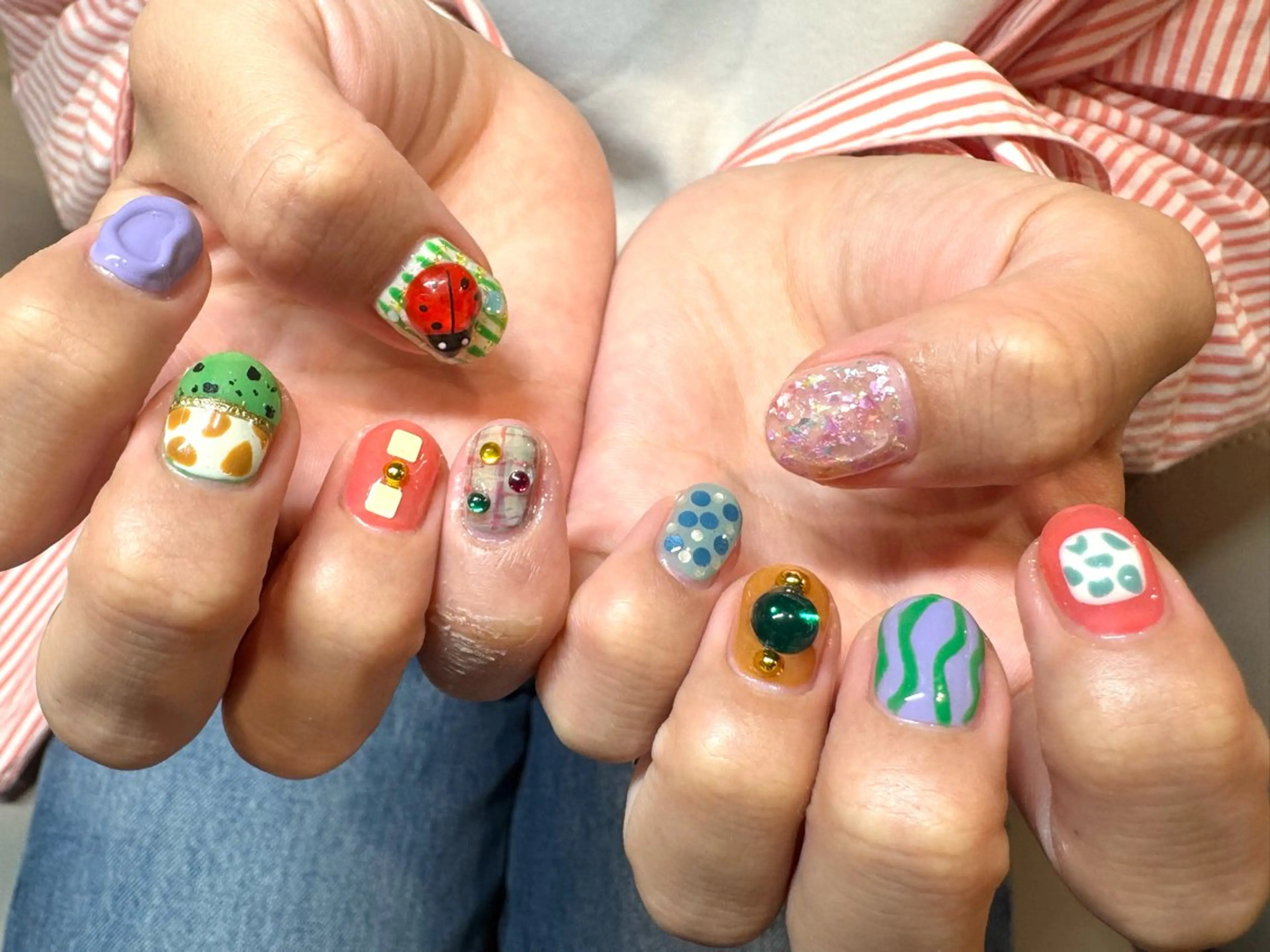 ネイル 春ネイル tsumeasobi所属・tsumeasobi 🪬macoのネイルデザイン