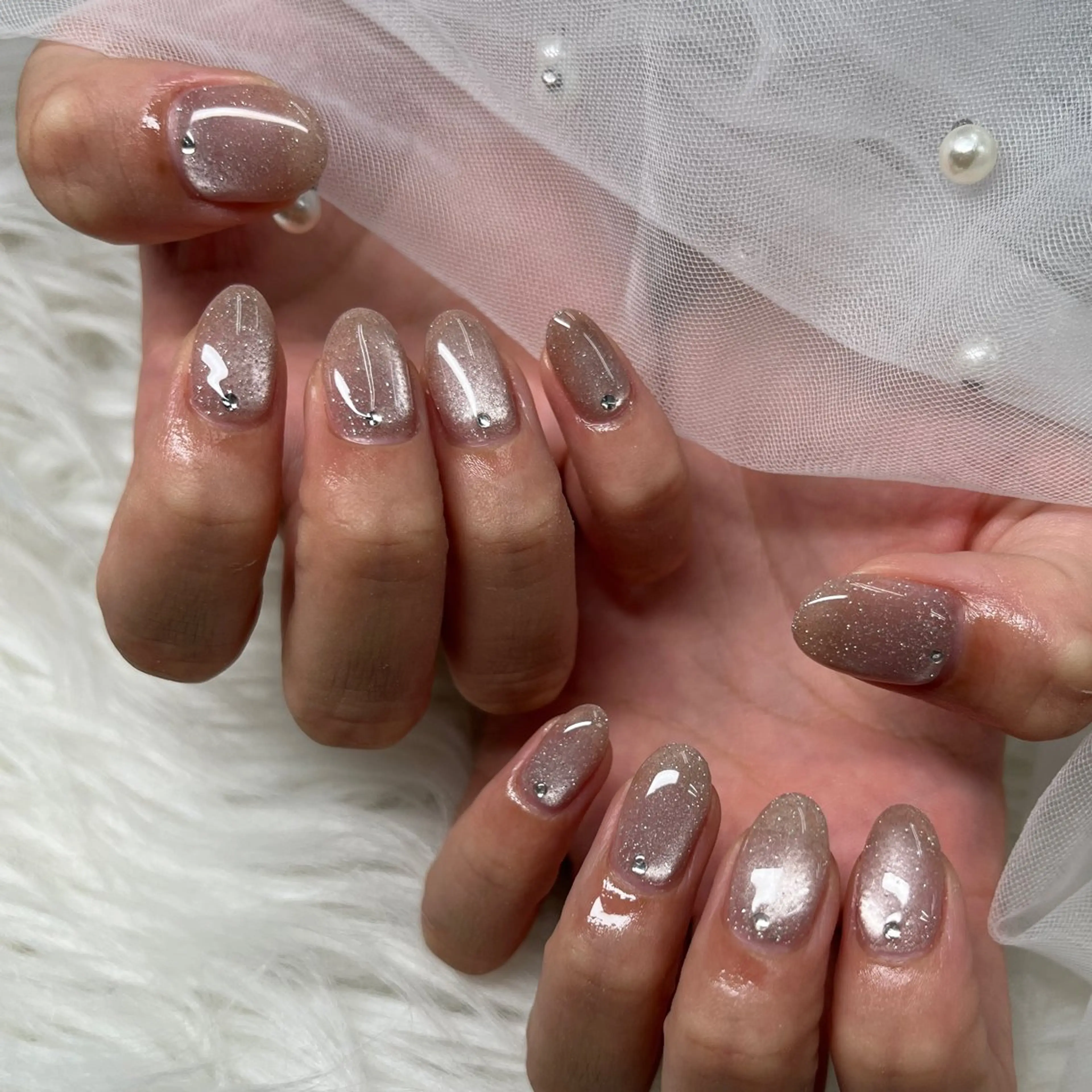 ネイル フラッシュネイル マグネットネイル tener 🩷yua🩷のネイルデザイン