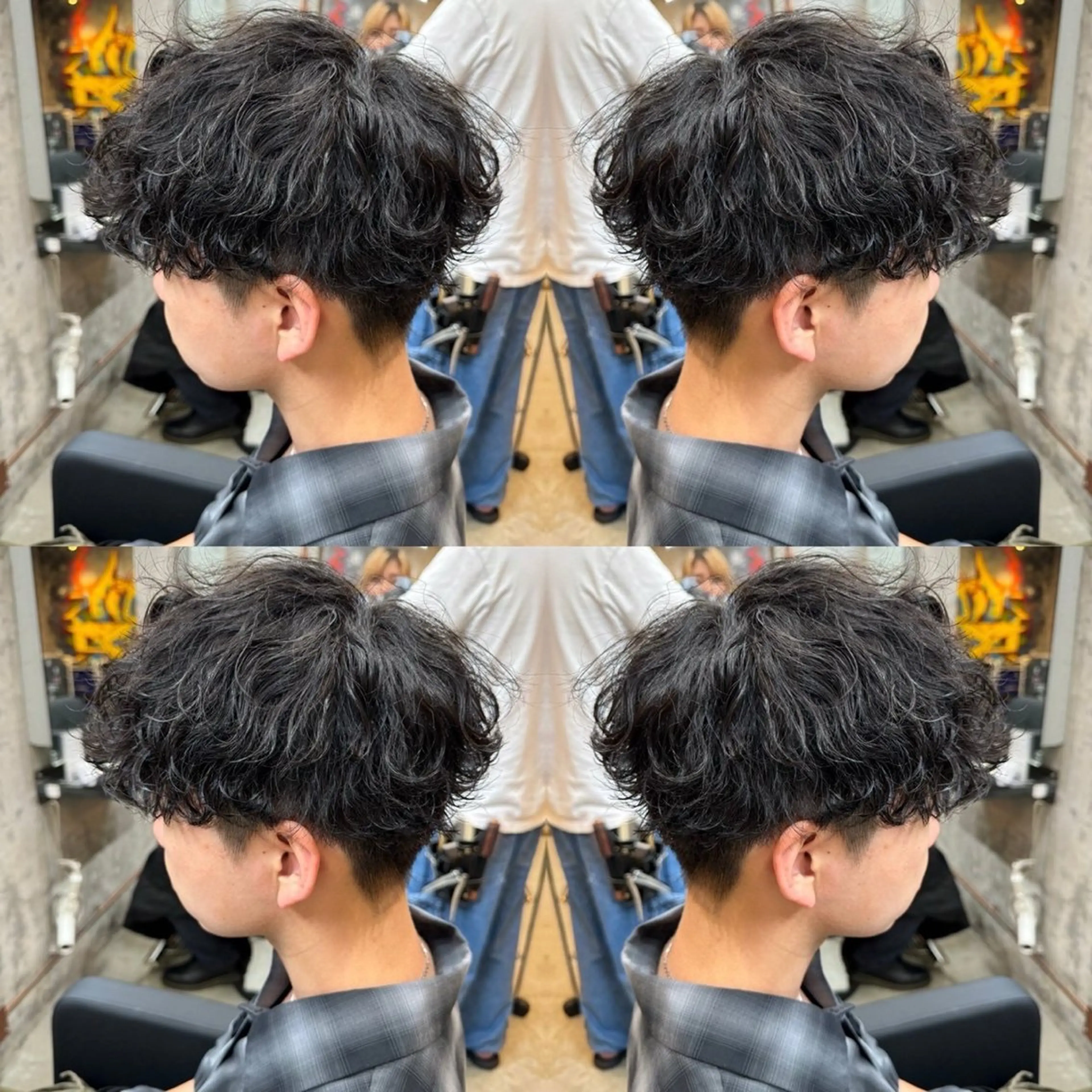 ショート メンズ ⚡️メンズパーマ特化 mens支持◎/忠地のヘアスタイル