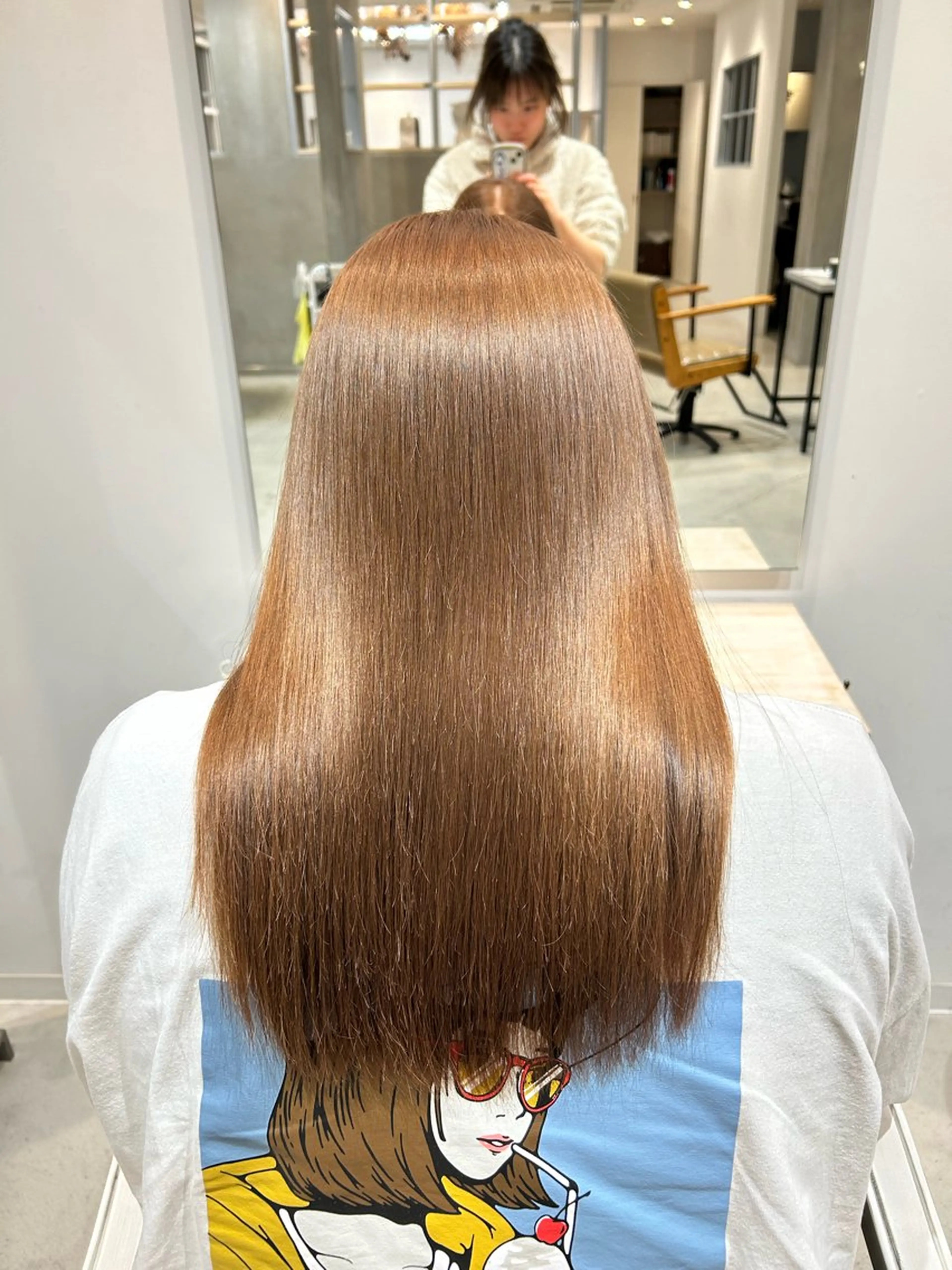 カラー miu🌝 ハイライト/一宮のヘアスタイル