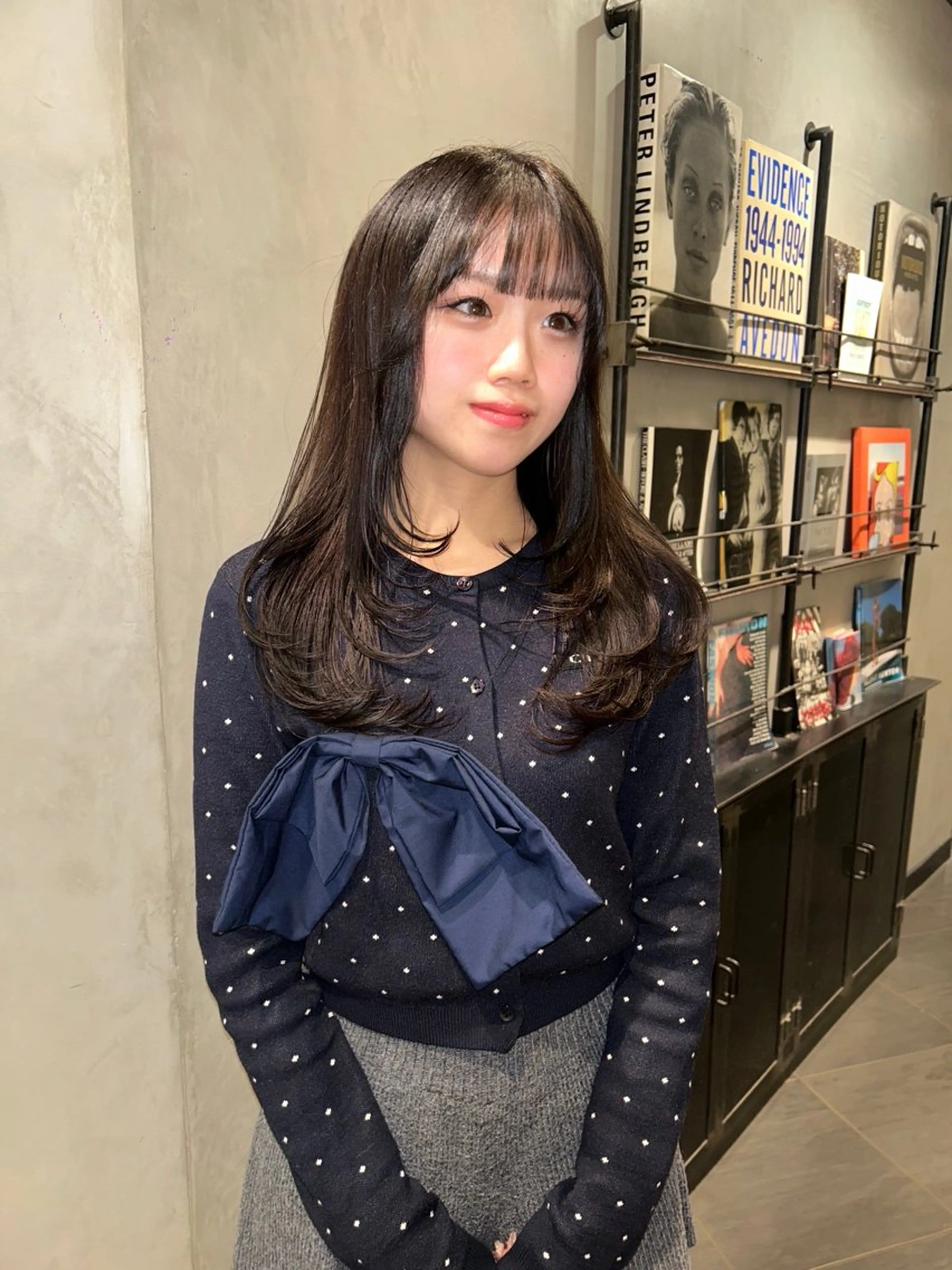 ロング カラー カット ヘアカラー タナカ カナ🫧のヘアスタイル