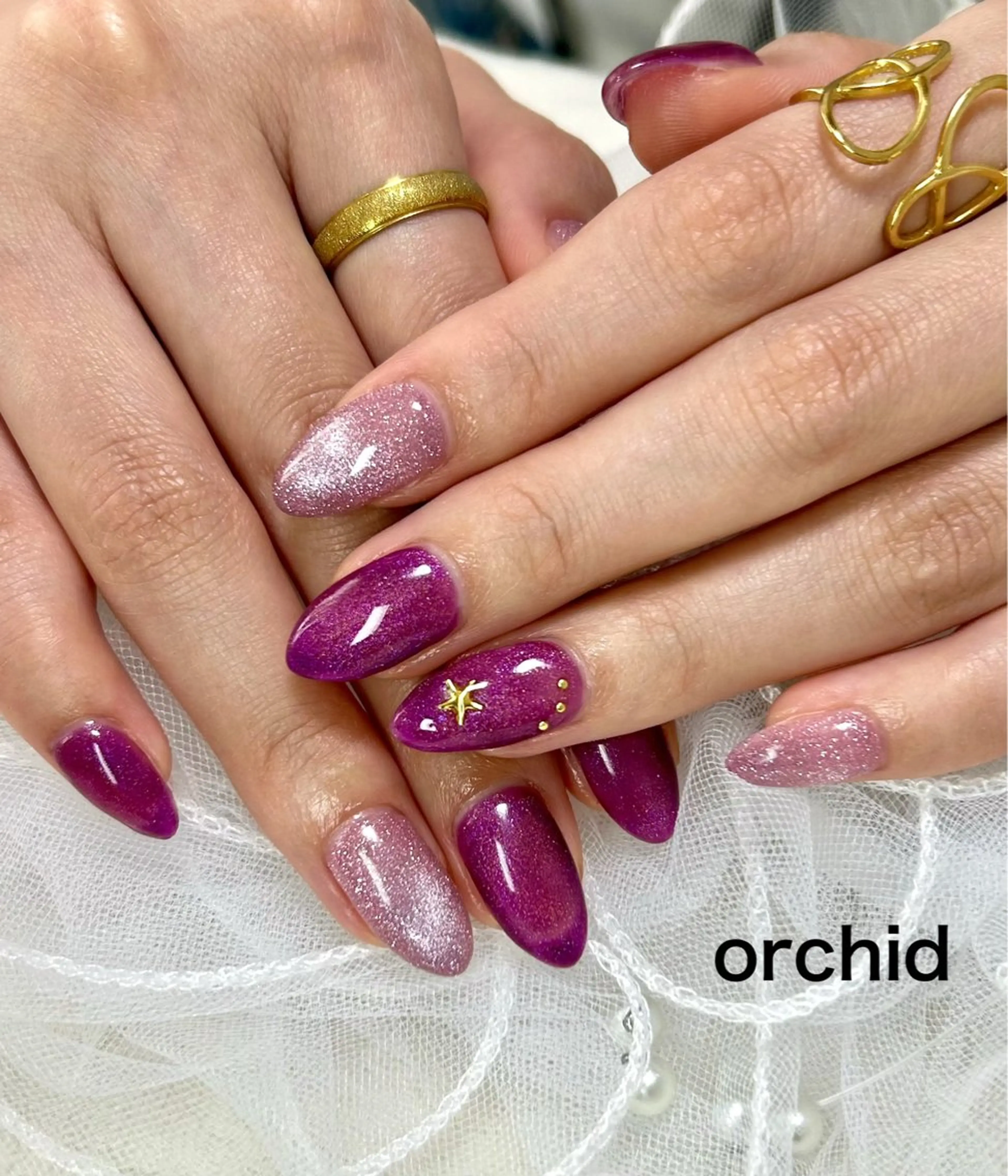 ネイル orchid ♡オーキッドのネイルデザイン