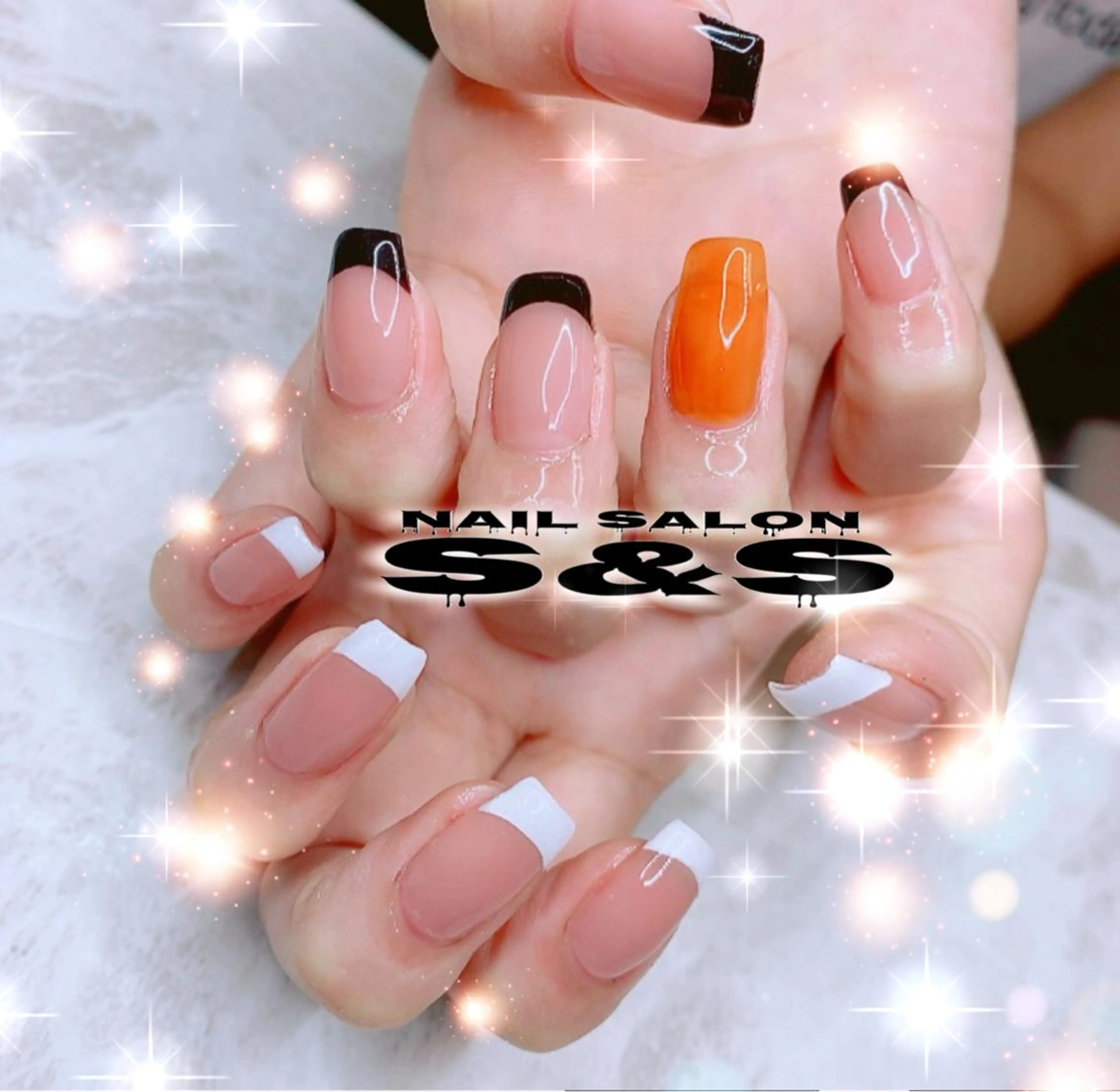 ネイル 長さ出し メンズネイル 持ち込み スカルプネイル S&S 村田小百合のネイルデザイン