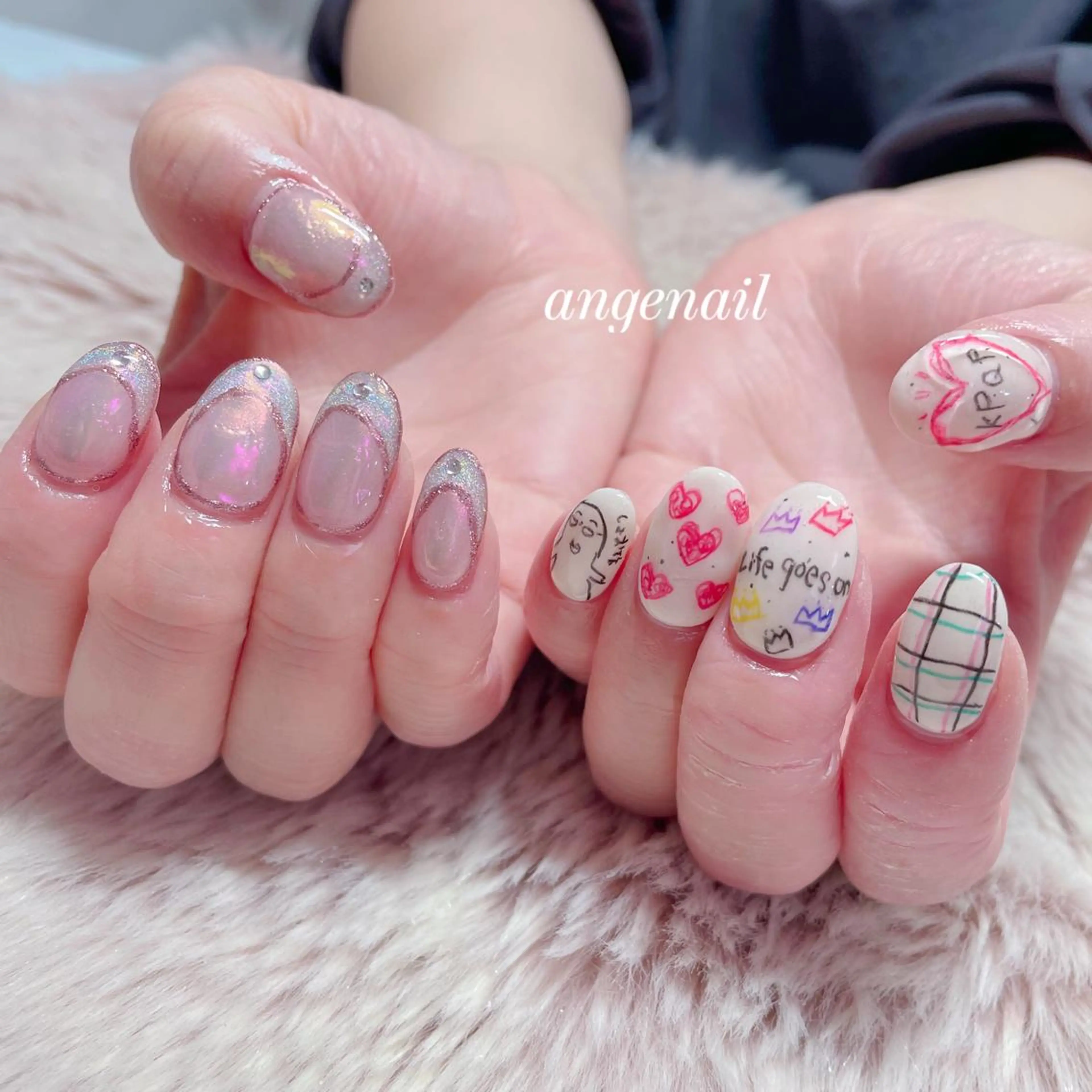 ネイル ハンドネイル オーナーネイリスト MAKIのネイルデザイン