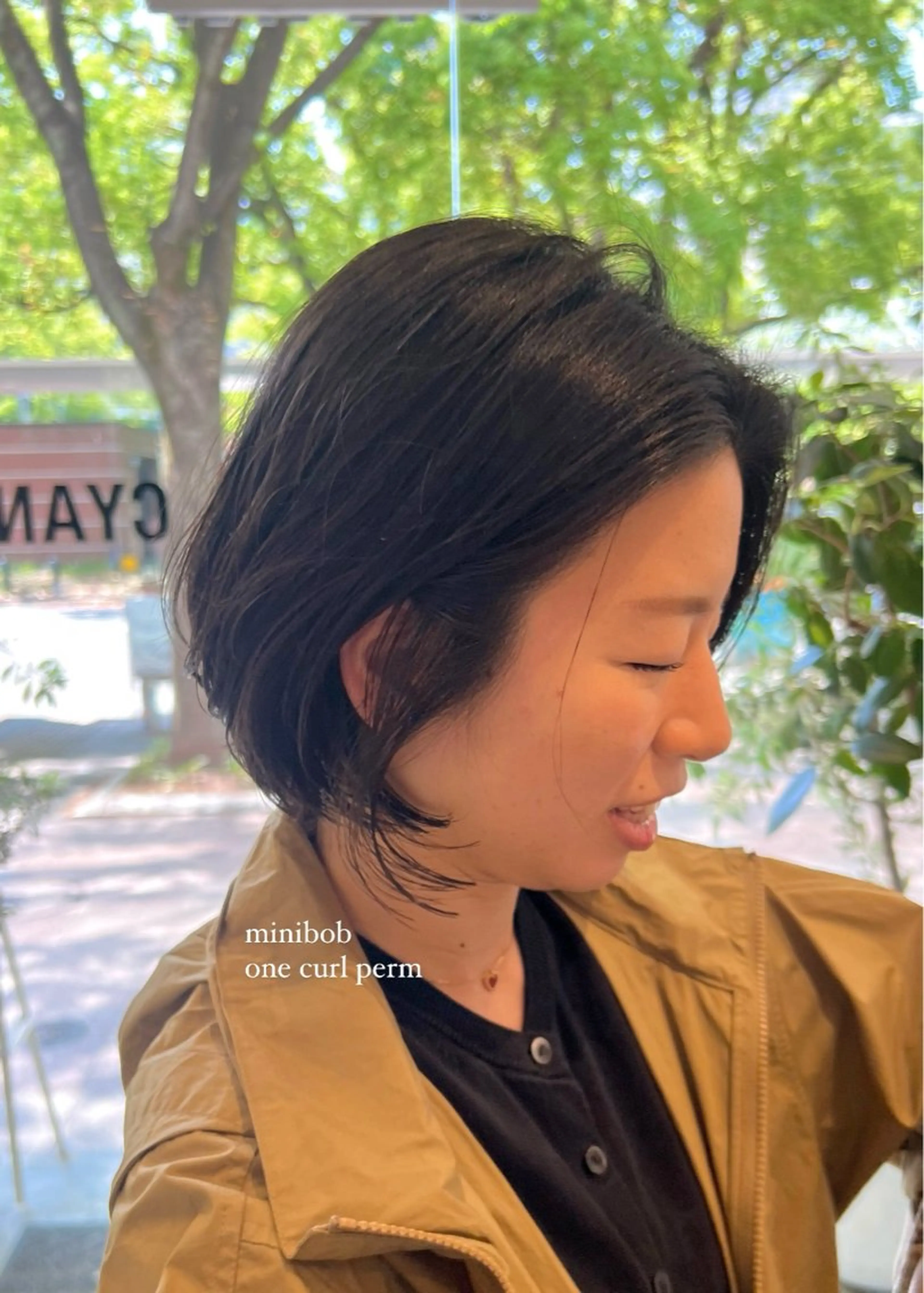 ショート カット パーマ パーマ/名古屋パーマ / コデラ ナナホのヘアスタイル