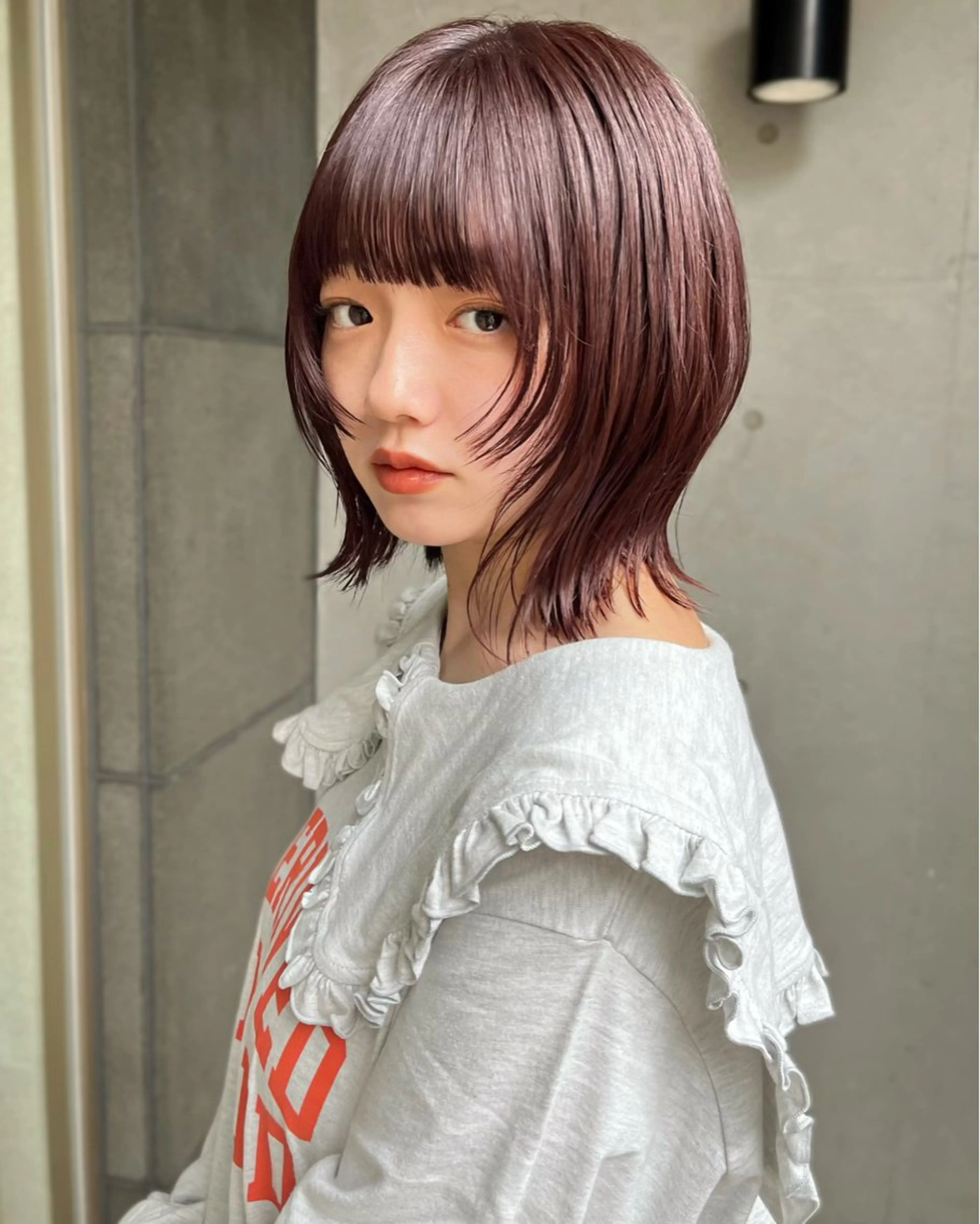 ショート カラー 松本優香/ボブ/ダ ブルカラー/髪質改善のヘアスタイル