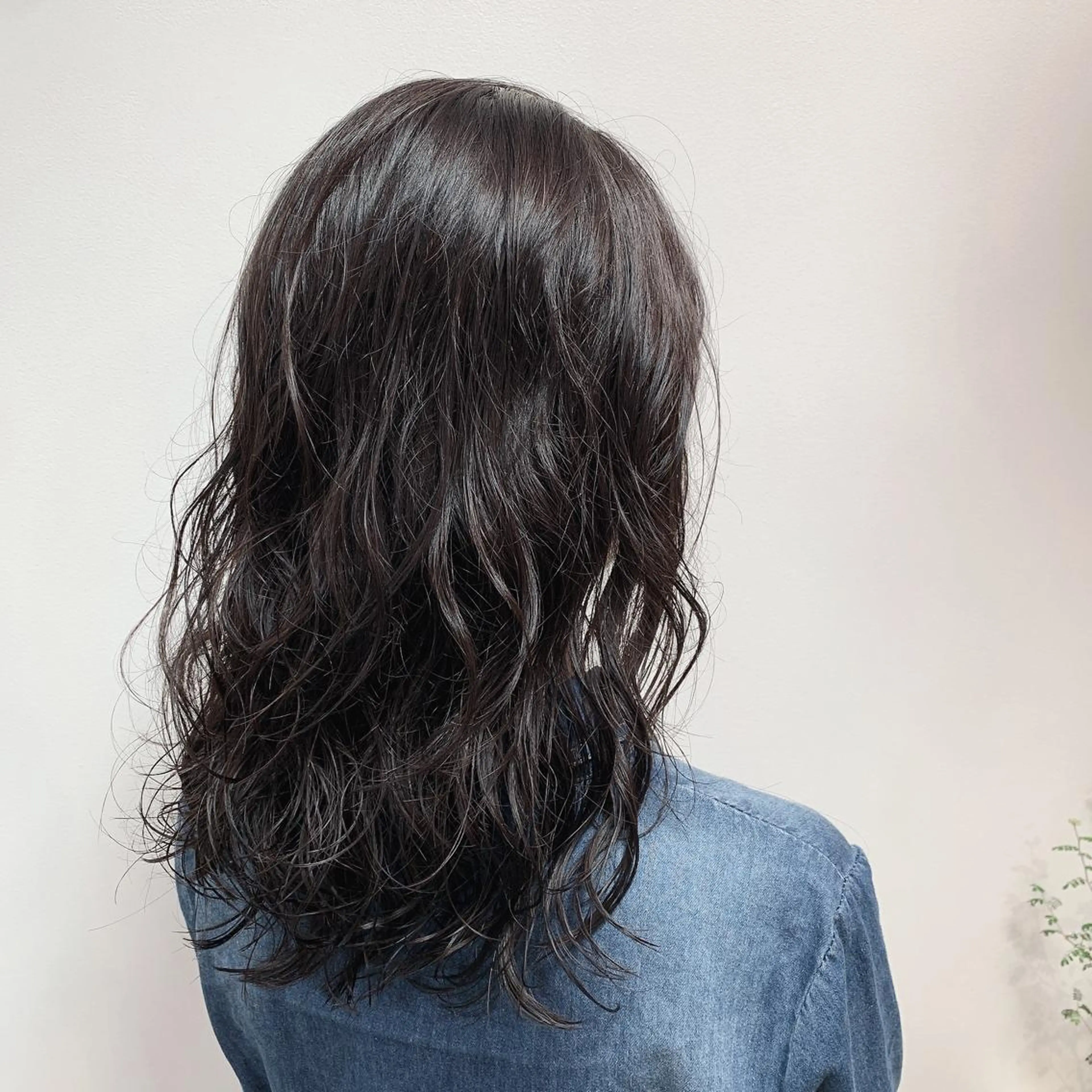 セミロング セミロングパーマ 似合わせレイヤー カット/KANNAのヘアスタイル