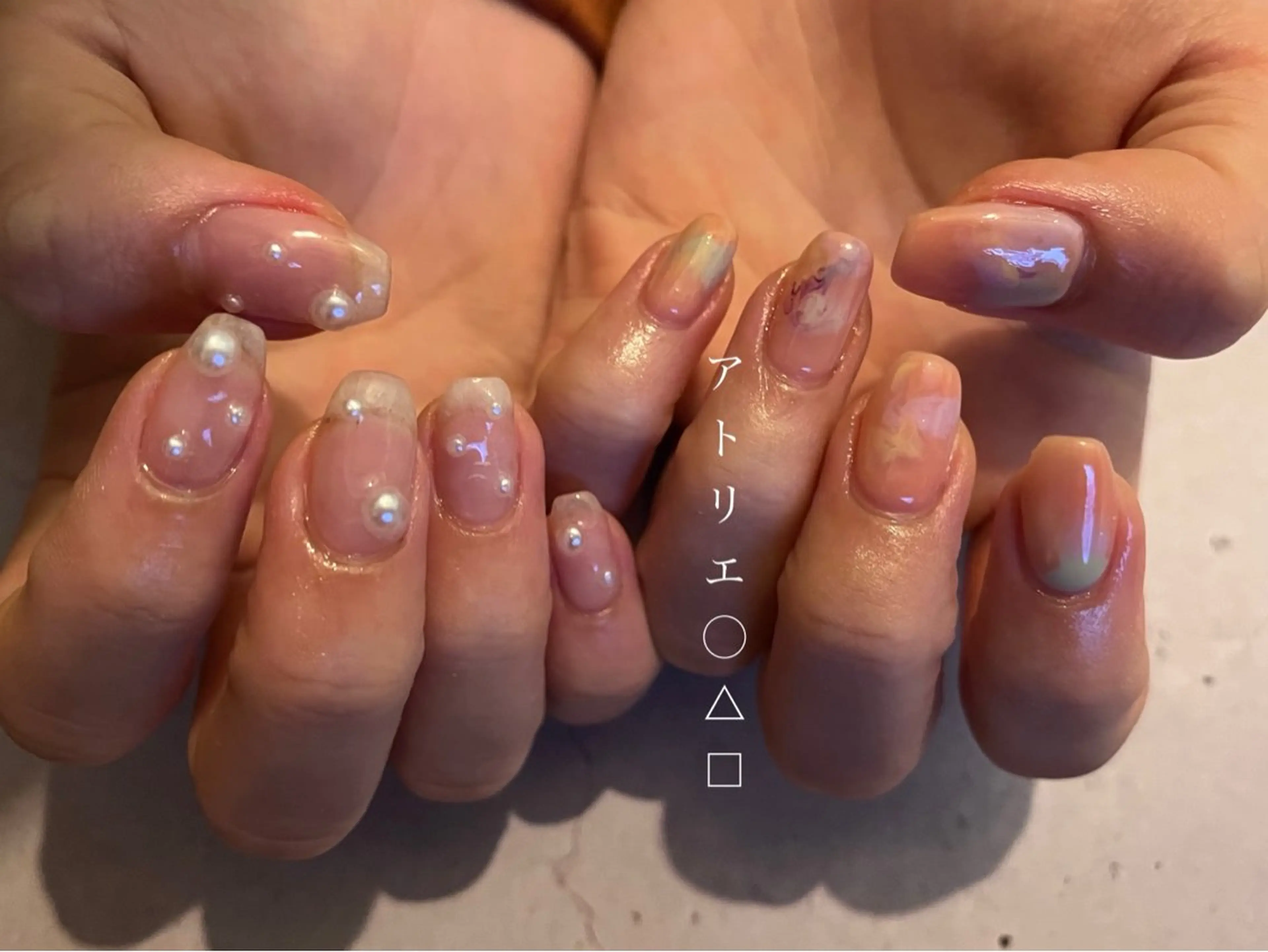 ネイル ハンドネイル アトリエ ○△□のネイルデザイン
