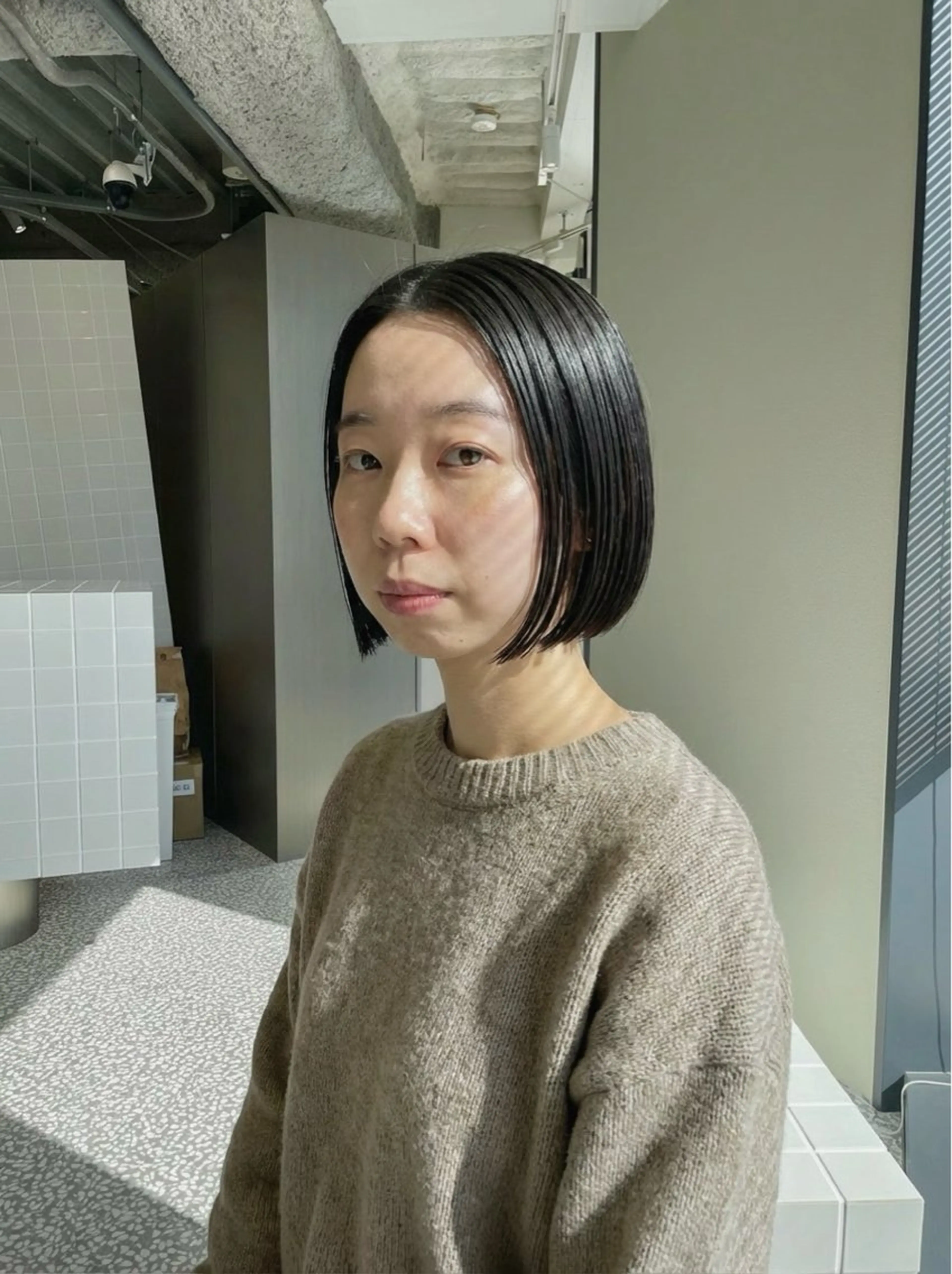 ショート カラー 梅田/艶カラー/ 髪質改善/イサミのヘアスタイル