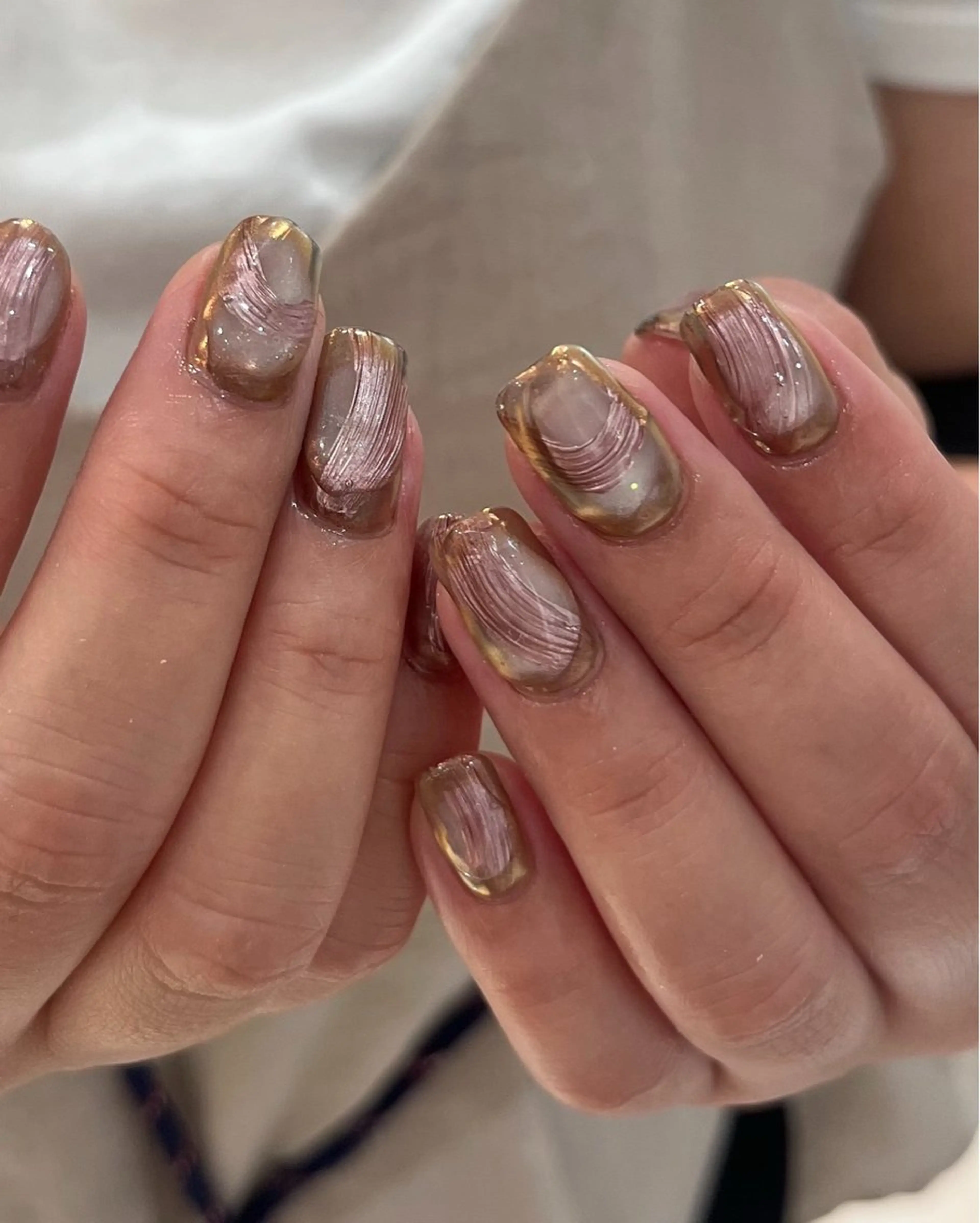 ネイル ニュアンスネイル ハンドネイル kanatsu yorikoのネイルデザイン