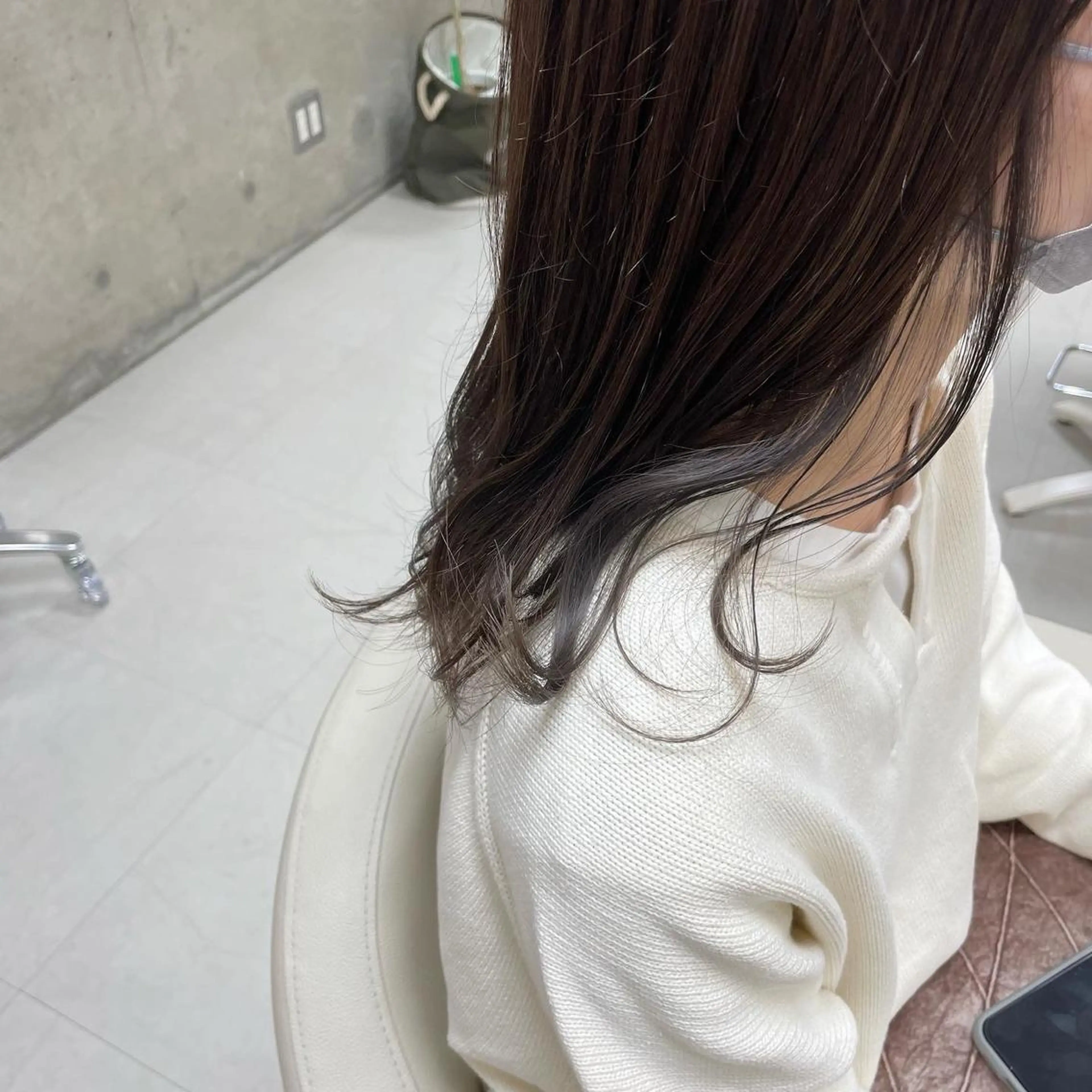 セミロング カラー カット ヘアカラー トリートメント Lemupu所属・坂本 沙也加のヘアスタイル