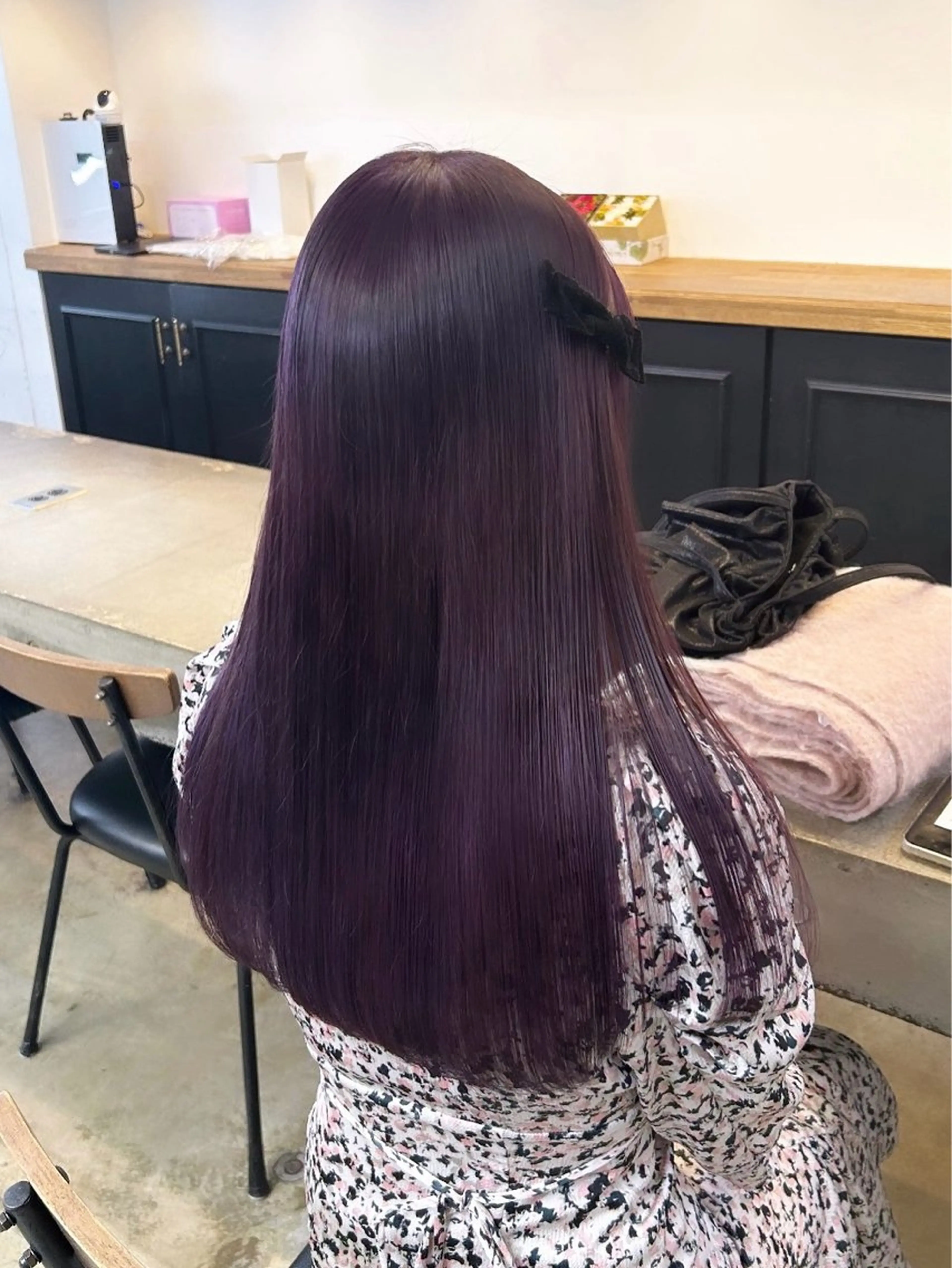 ロング カラー ヘアアレンジ ヘアカラー トリートメント 🎀暖色カラー🎀 ♡yurika♡のヘアスタイル