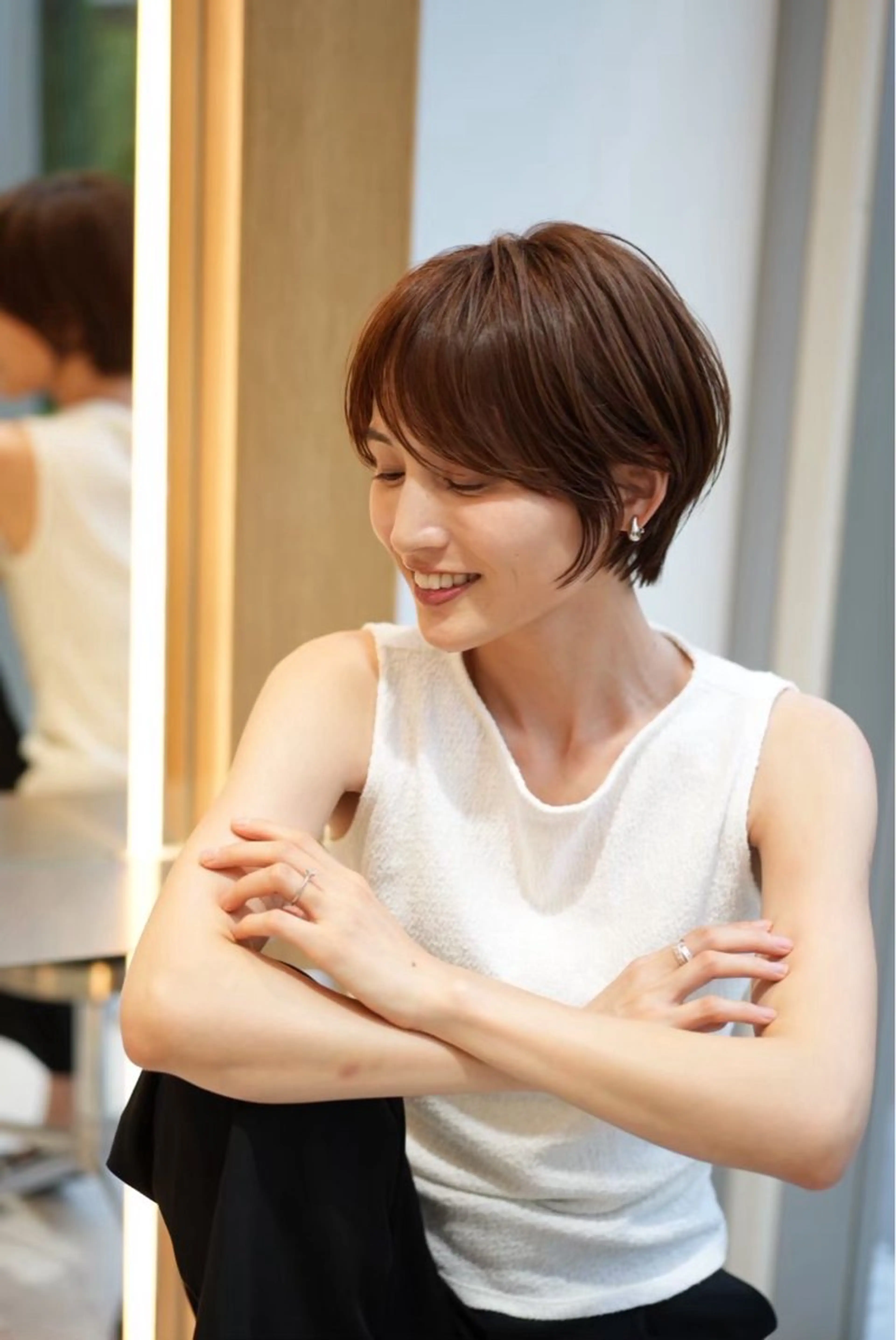 ショート 伊藤 陸/soigneのヘアスタイル