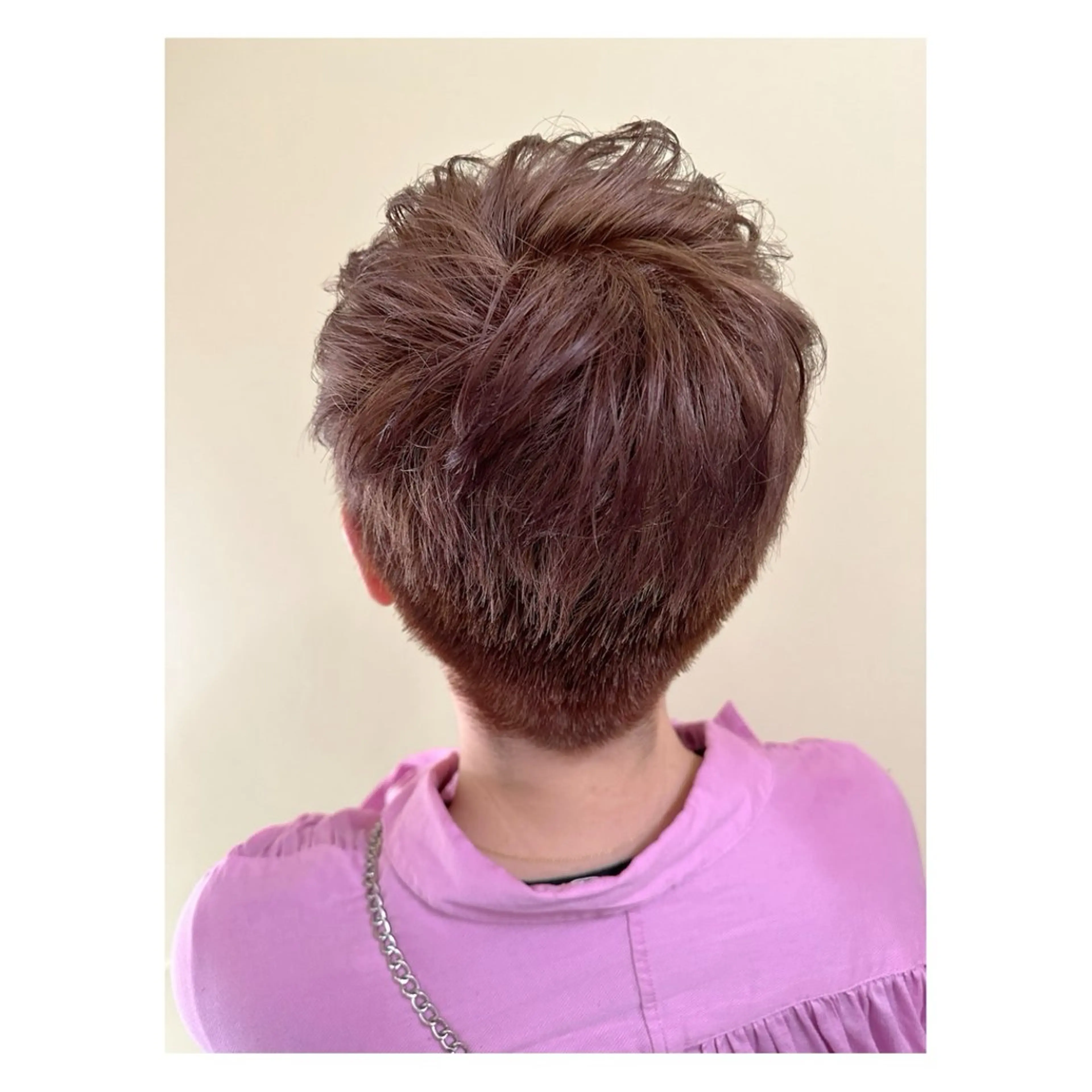 ショート カラー ベリーショート ラベンダーカラー ショートヘア Mole  Me所属・中野 誠子のヘアスタイル