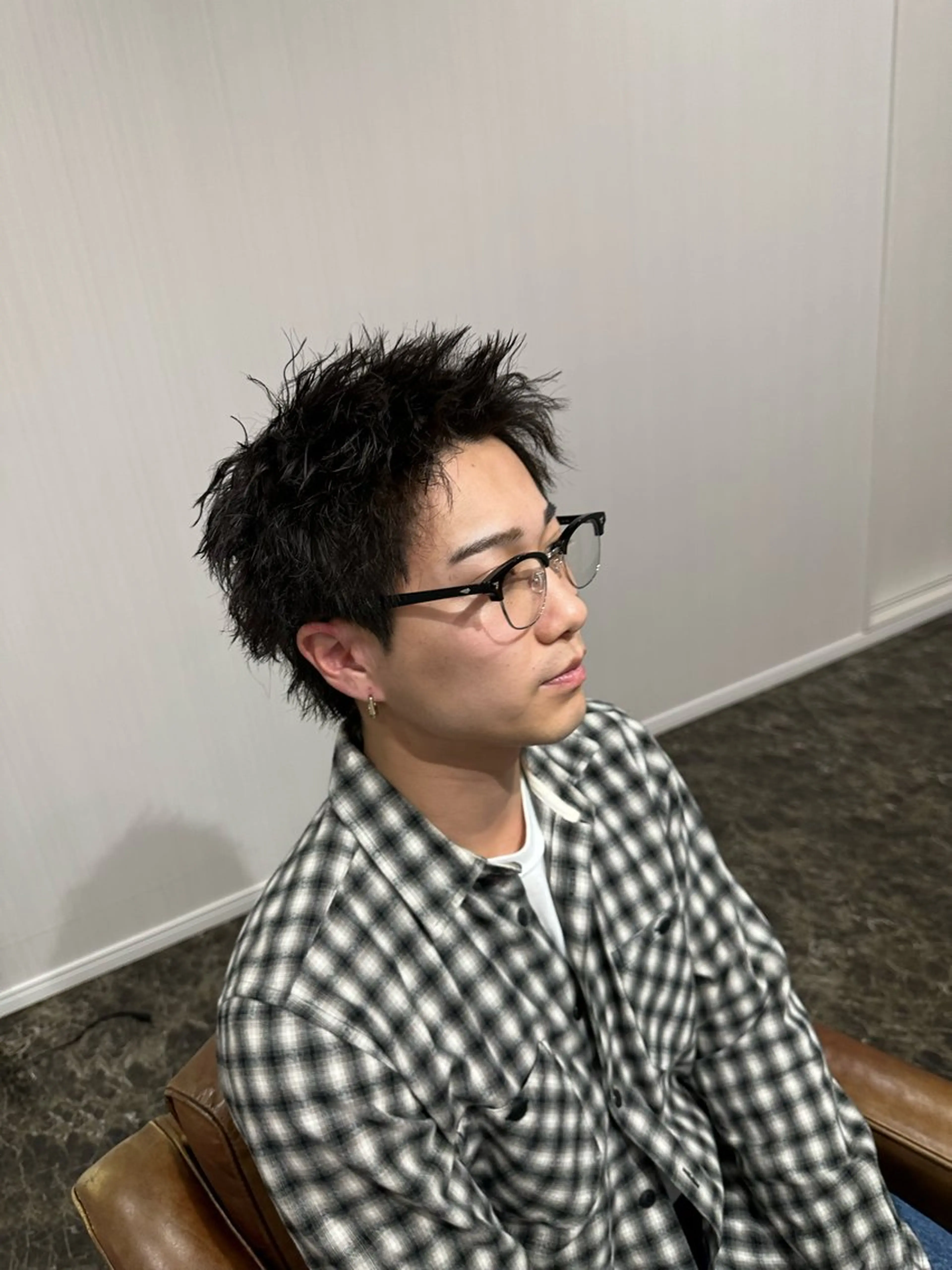 ショート パーマ メンズ 和歌山ランキング1位 井開のヘアスタイル