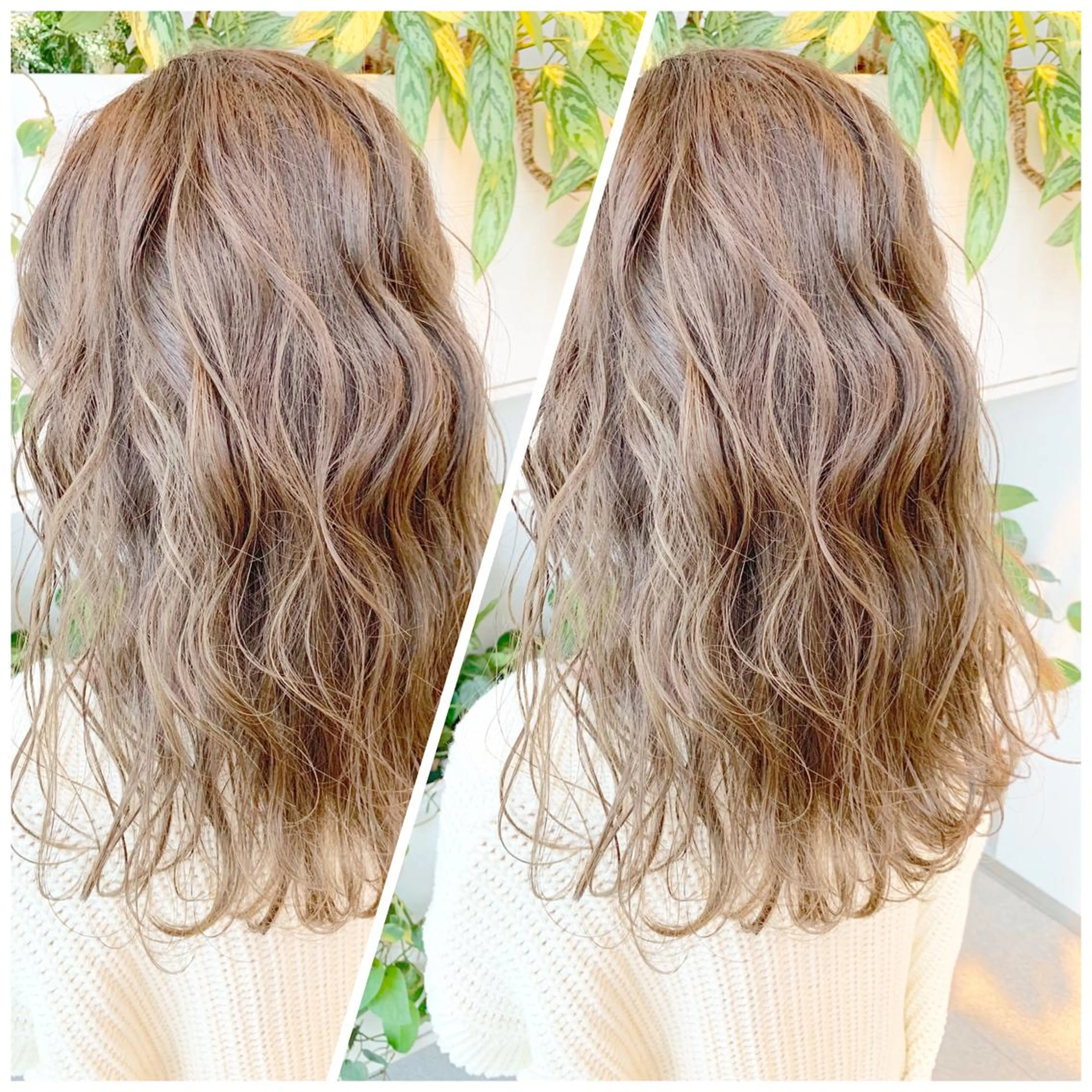 ミディアム カラー ベージュカラー ミルクティーベージュ ヘアカラー トリートメント 東北No.1完全個室 💐梶谷社長のヘアスタイル