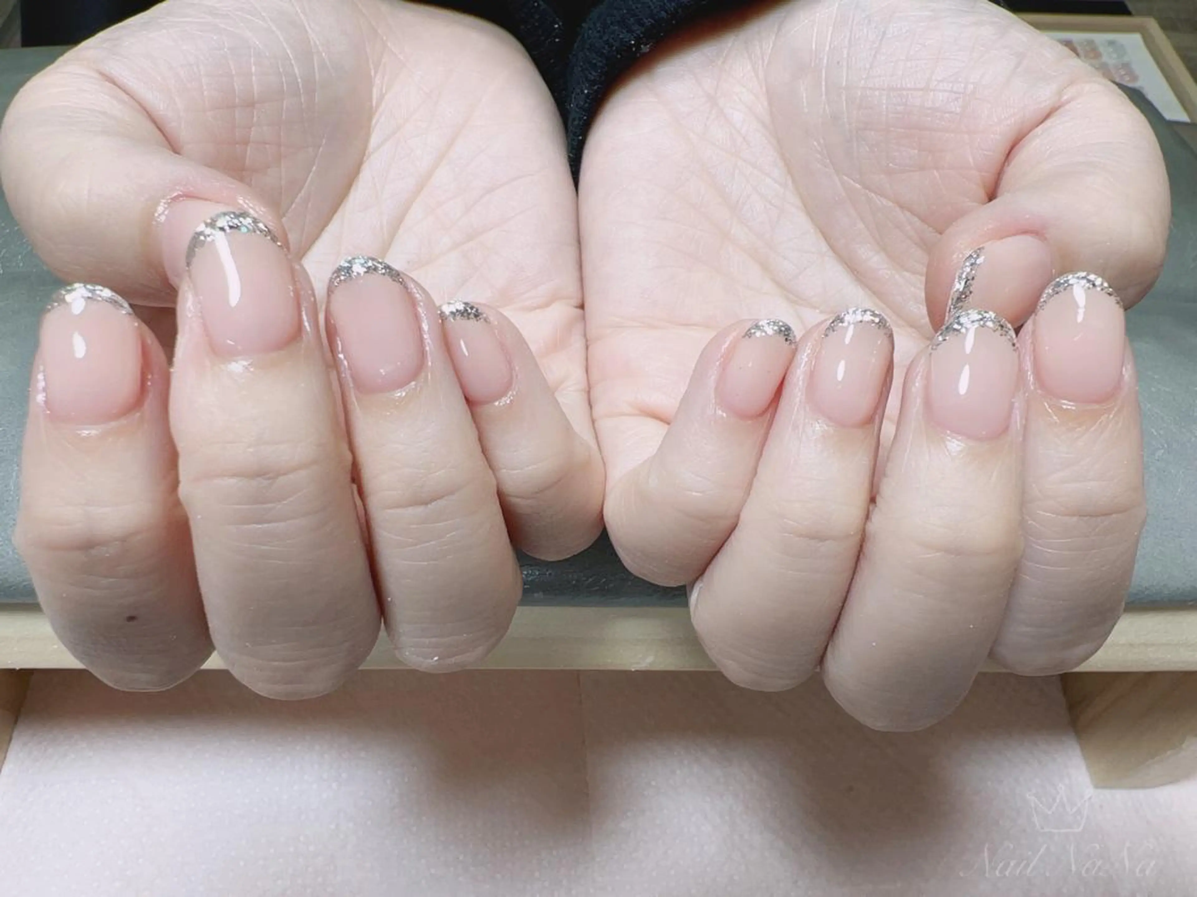 ショート カラー ネイル フレンチネイル ハンドネイル Nail NaNaのネイルデザイン