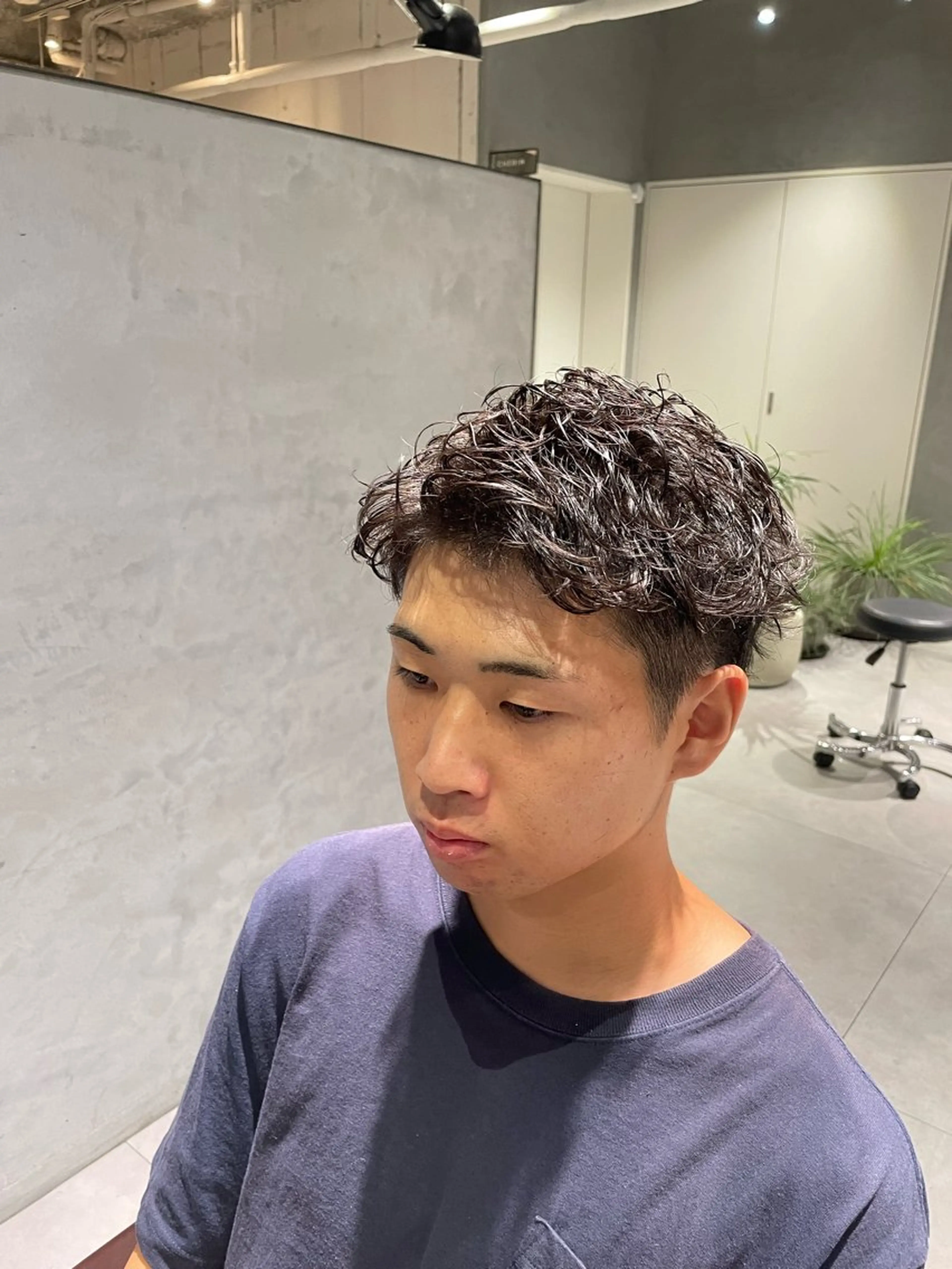 ショート パーマ メンズ カット パーマ 🔱メンズパーマ特化 🔱山下和輝のヘアスタイル