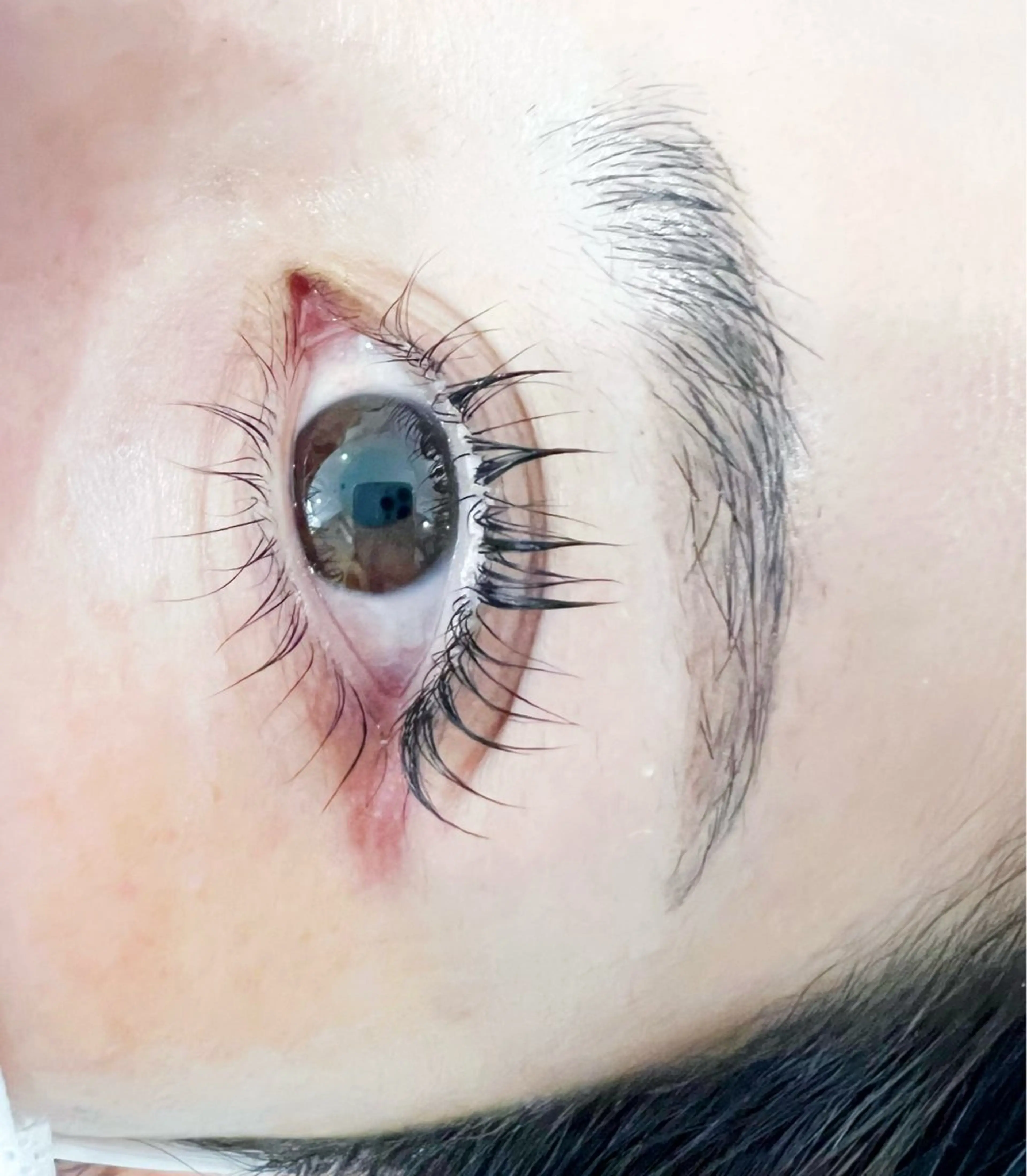 束巻きまつげパーマ＆まつげティントの写真