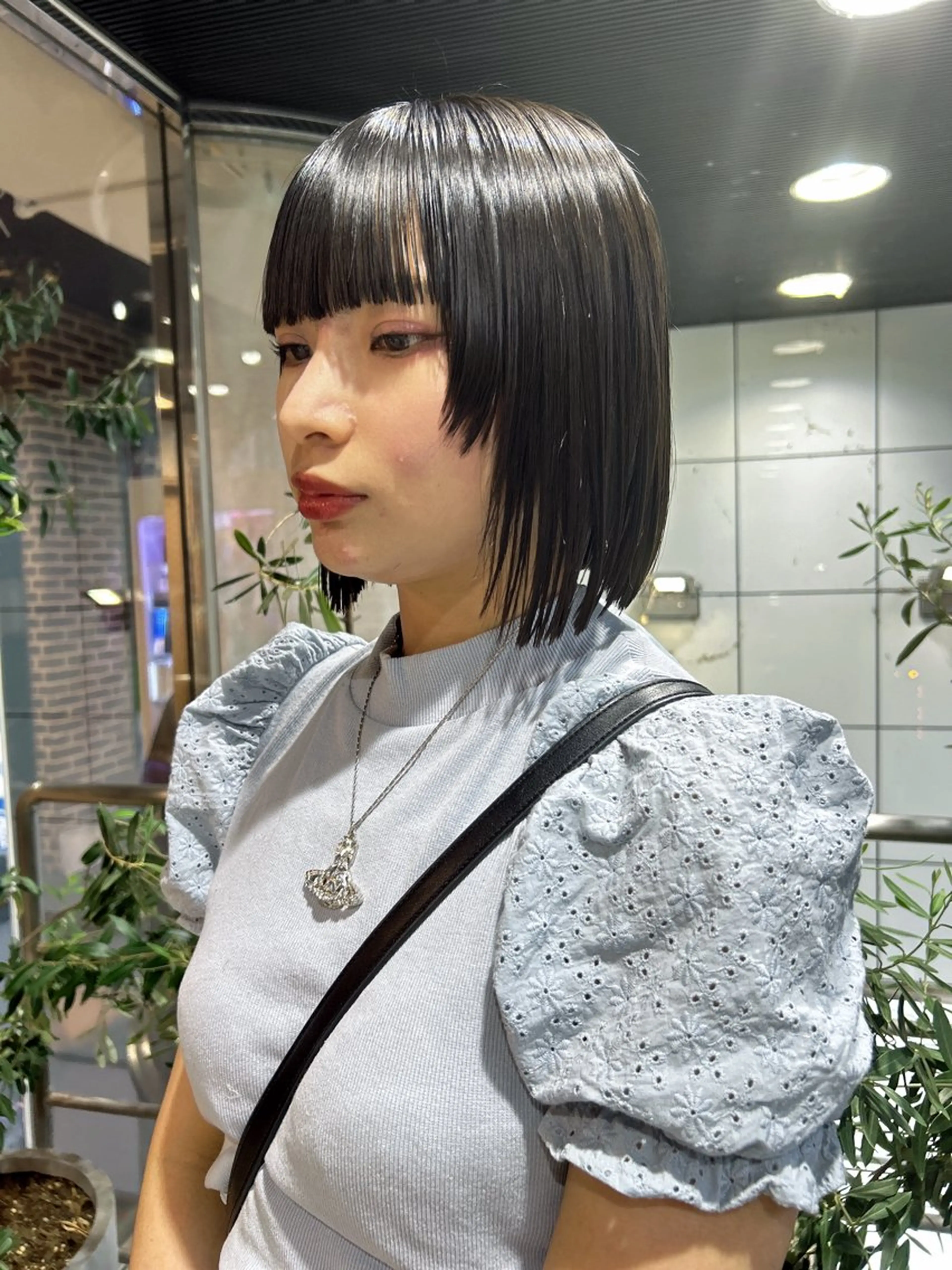 ミディアム 酸性ストレート メンズ/艶髪/カラー サクラ🌸のヘアスタイル