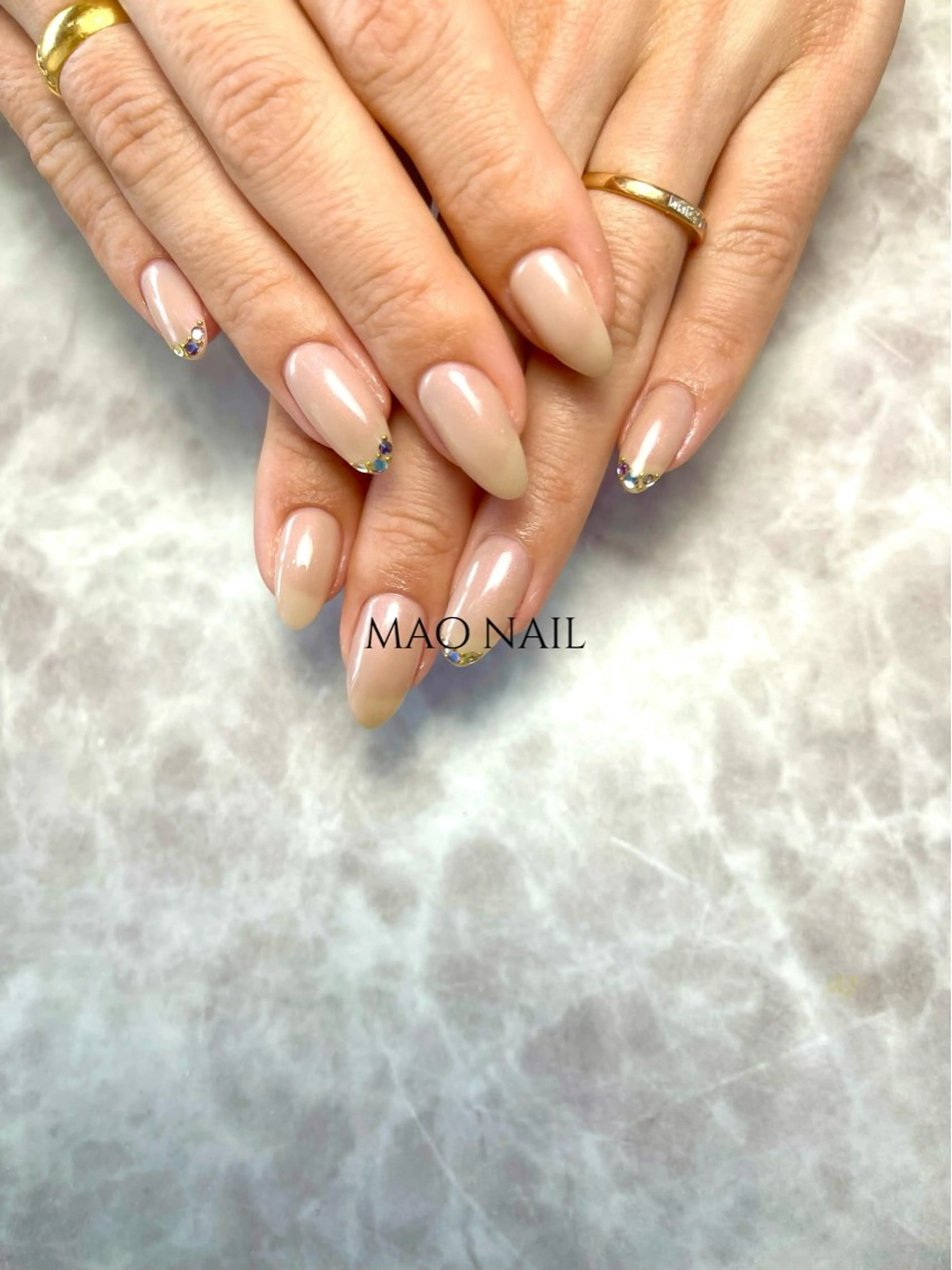 ネイル ハンドネイル ＆MERCI所属・&MERCI nail maoのネイルデザイン