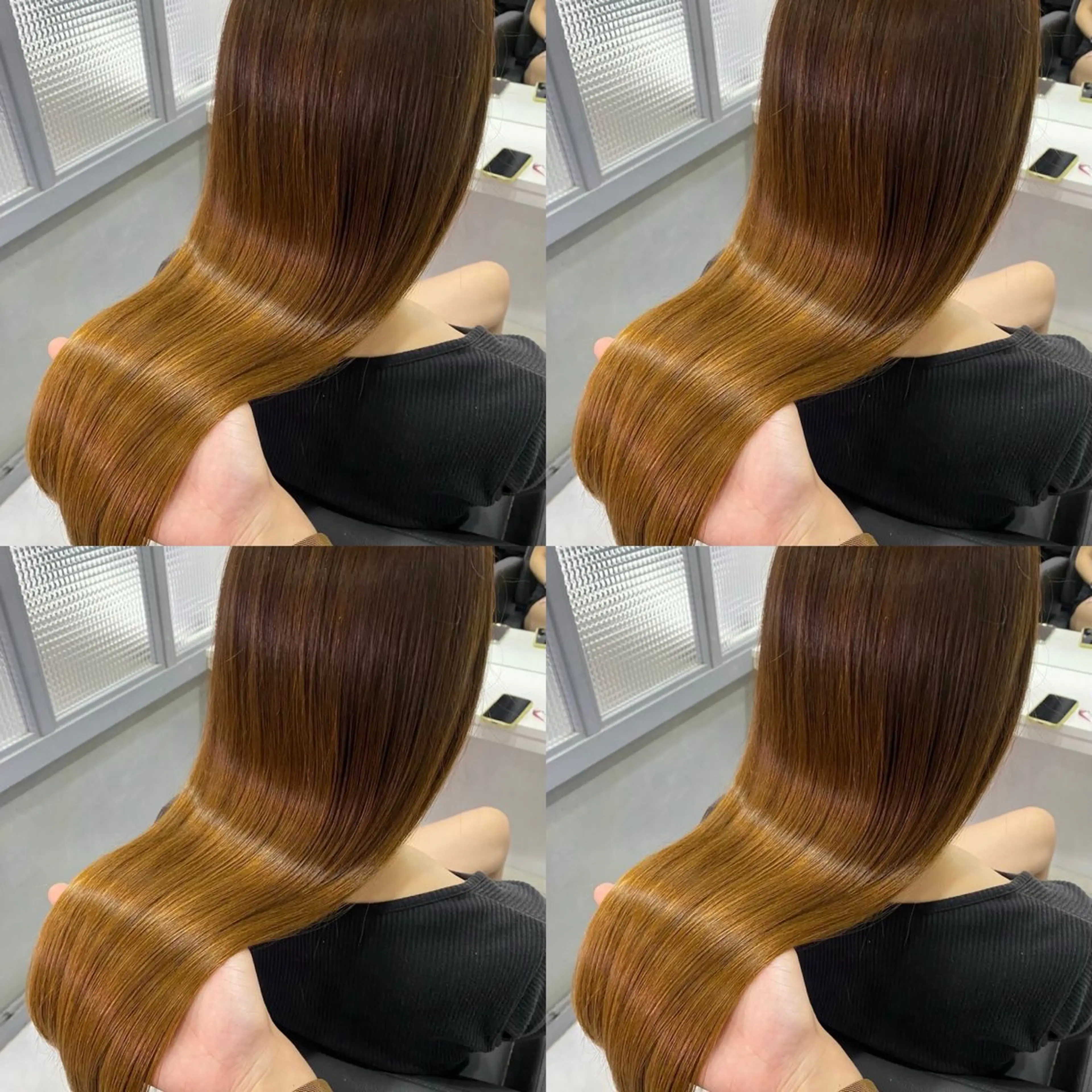 ロング カラー カット ヘアカラー トリートメント 💎髪質改善／艶髪 荻原💎のヘアスタイル