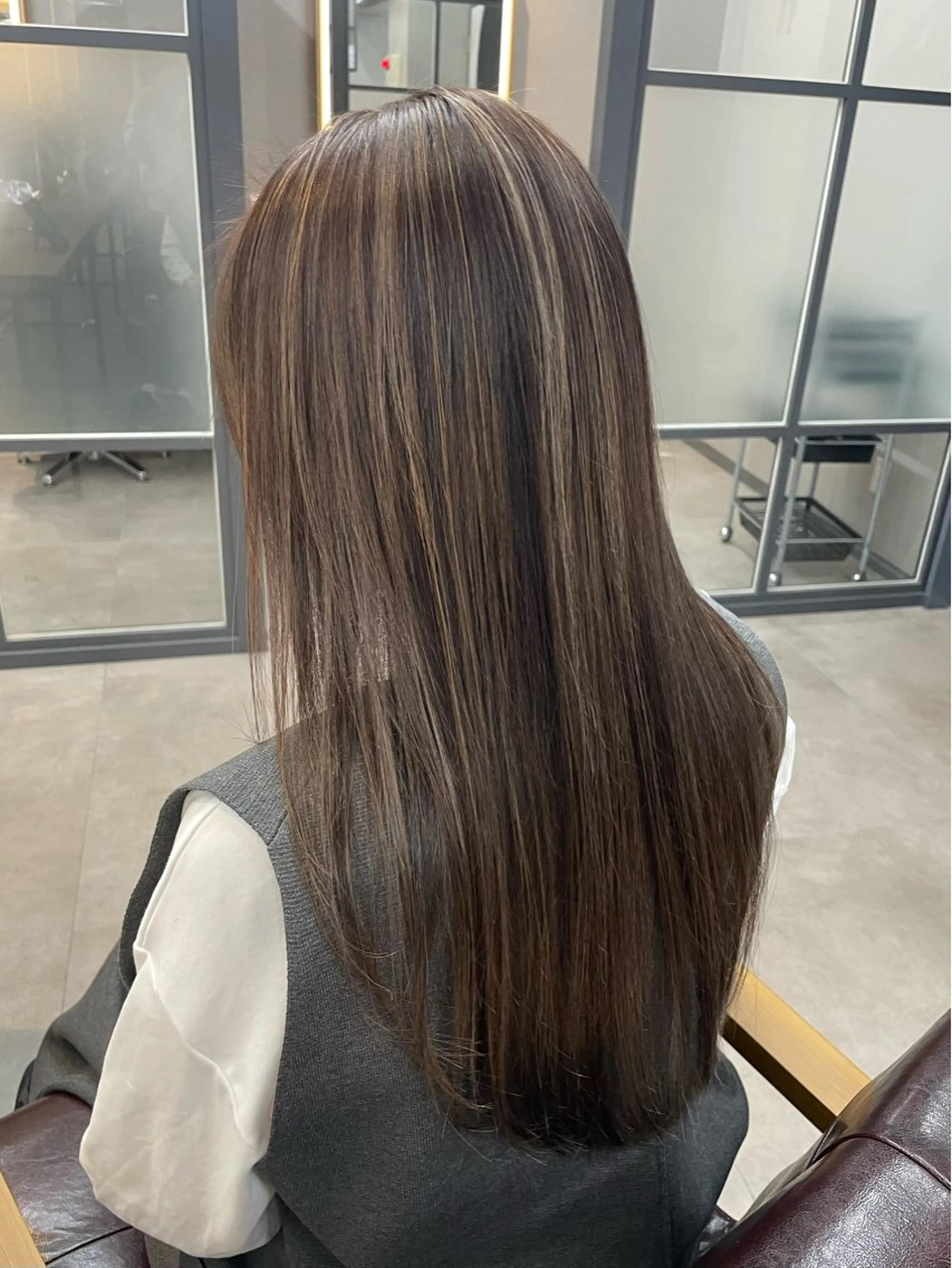 ロング ヘアカラー 髪質改善カラー🫧 横浜/liberteのヘアスタイル