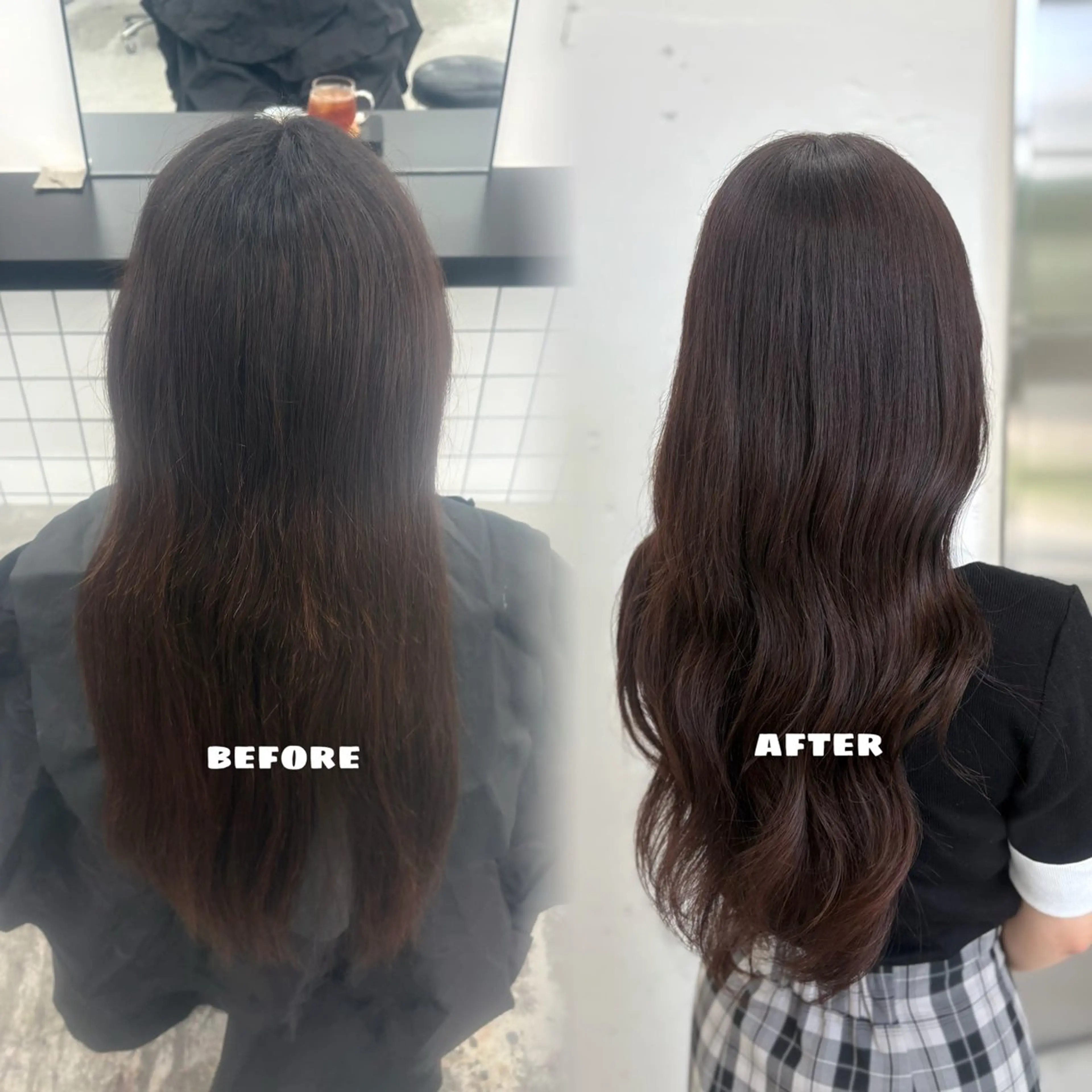 ロング カラー ブラウンカラー ピンクカラー ピンクブラウン 🌟ゆりあ🌟 JILLSTUDIOのヘアスタイル