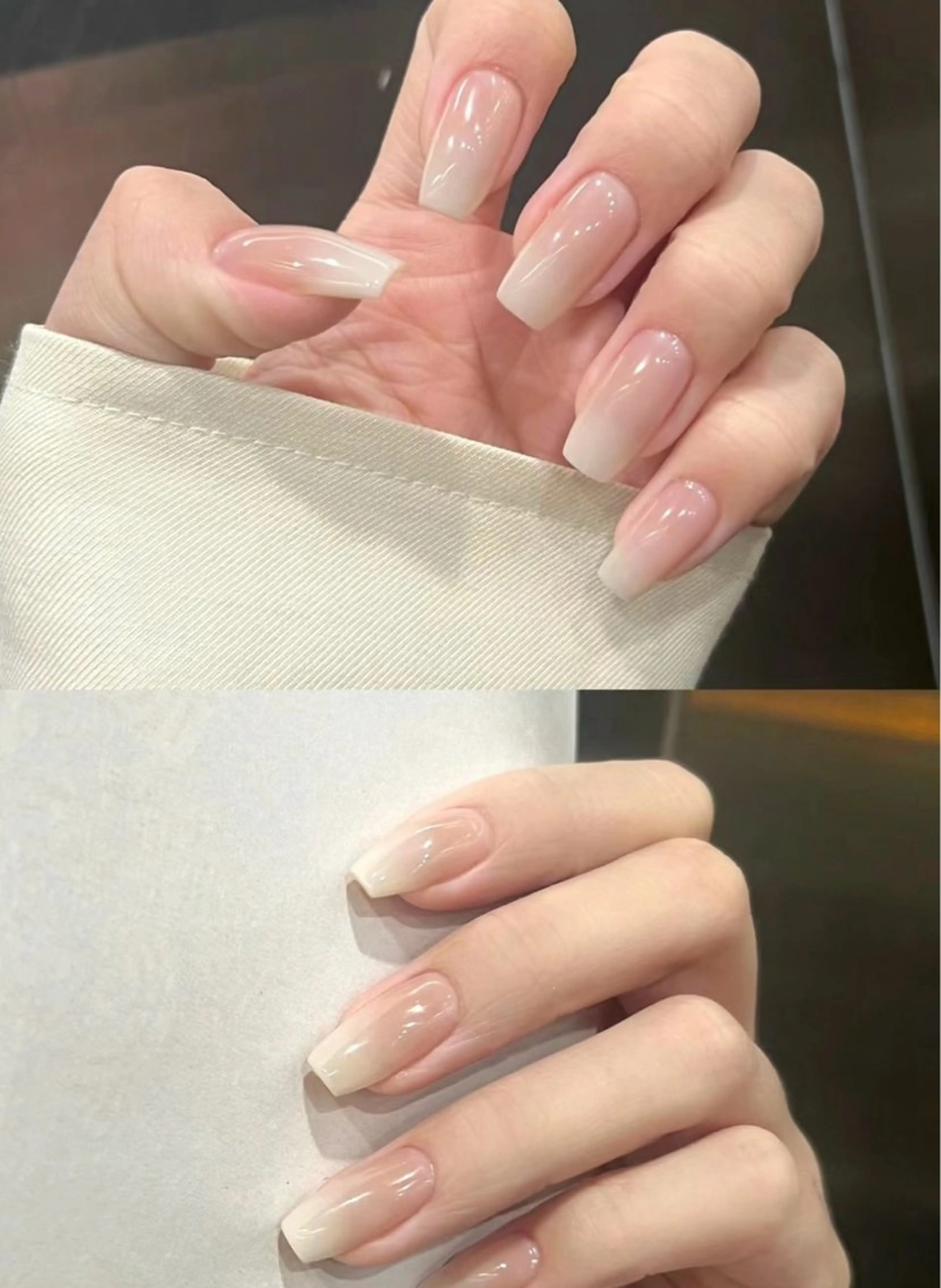 【大人可愛い】【ベビイブーマー】2色グラデーションの写真