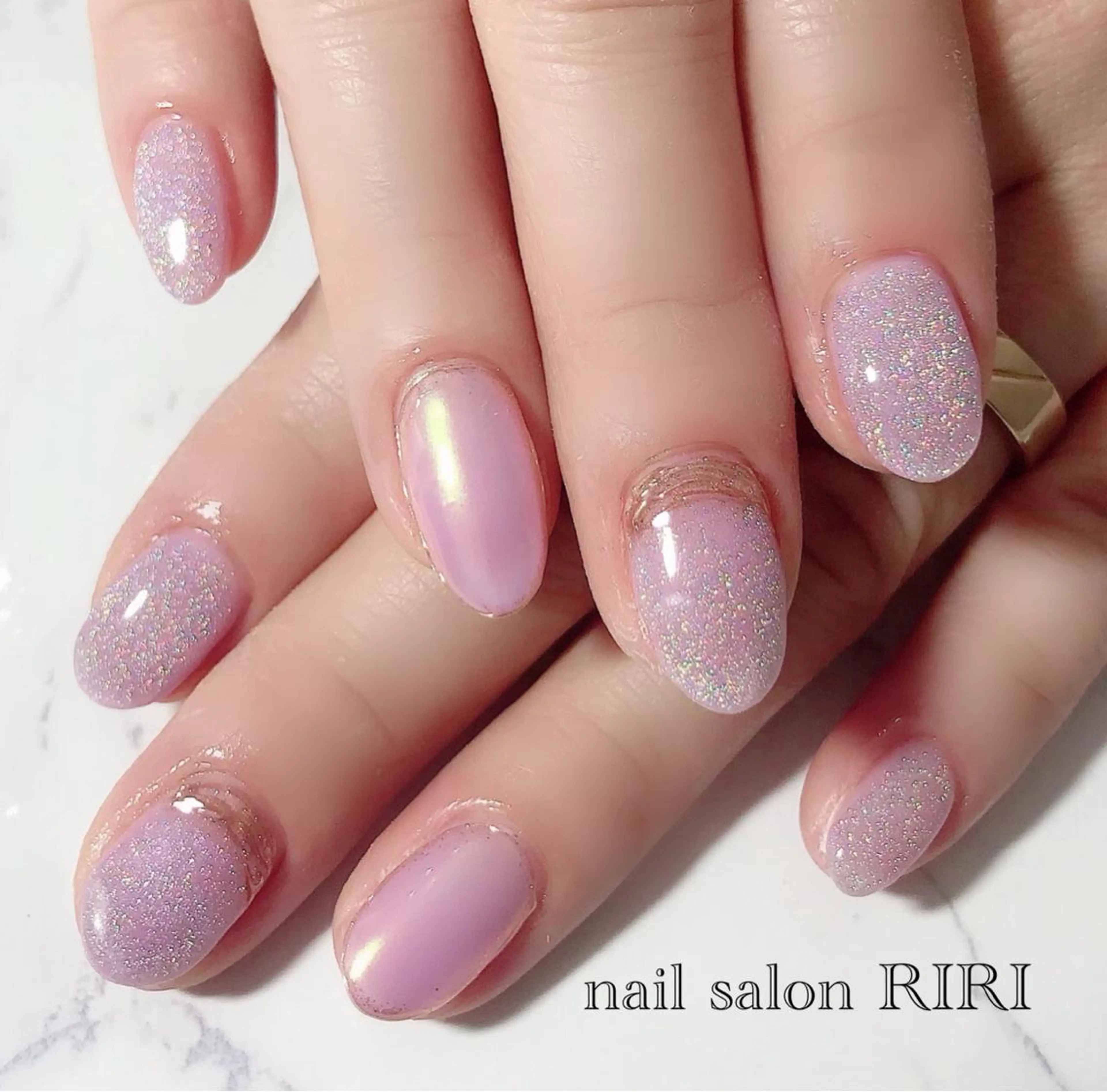 ネイル オーロラネイル マグネットネイル private  nail  salon RIRI所属・RIRI リリのネイルデザイン