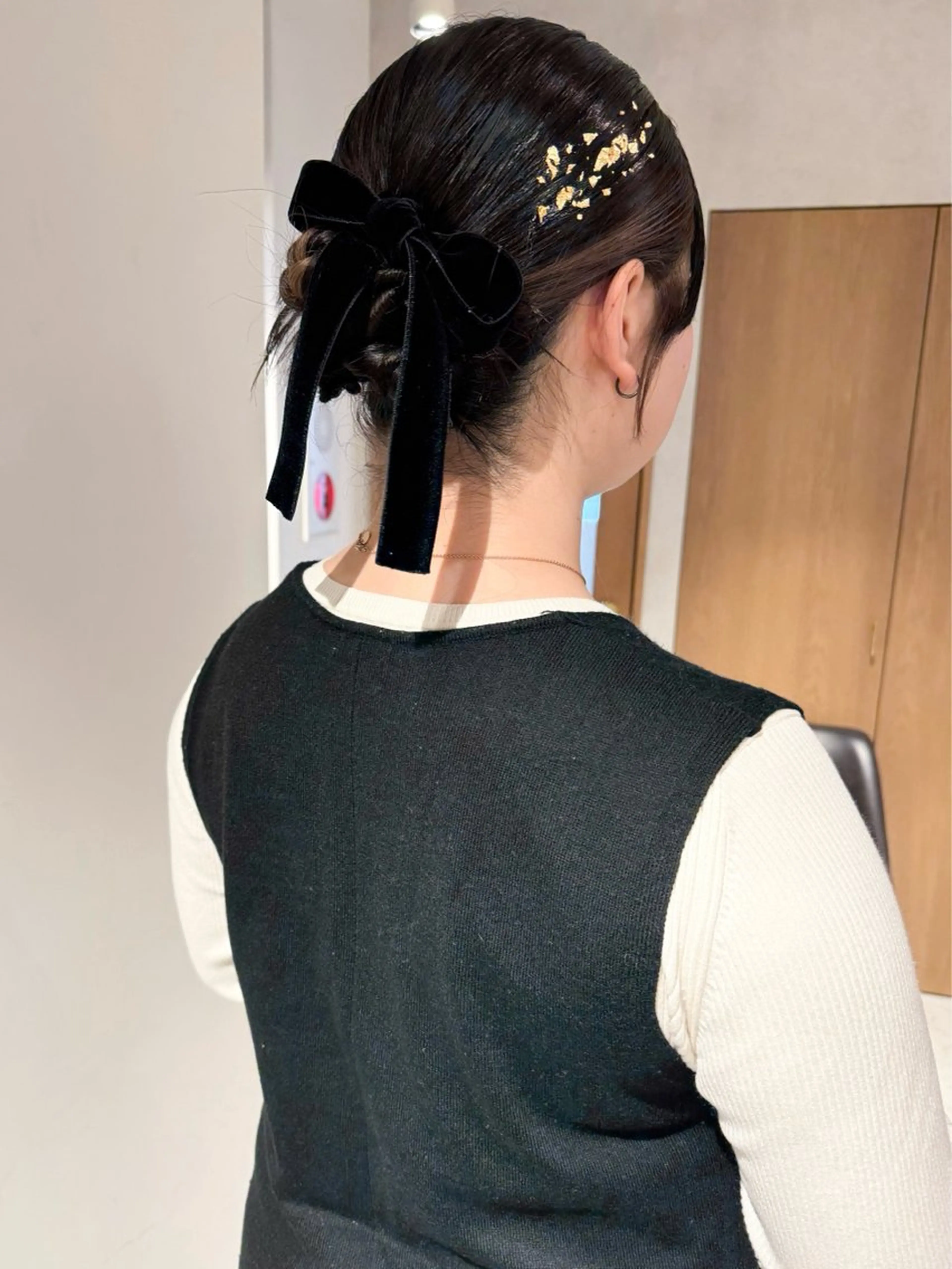 セミロング 卒業式のヘアスタイル 似合わせぷつっとボブ 縮毛矯正 久保田彩菜のヘアスタイル