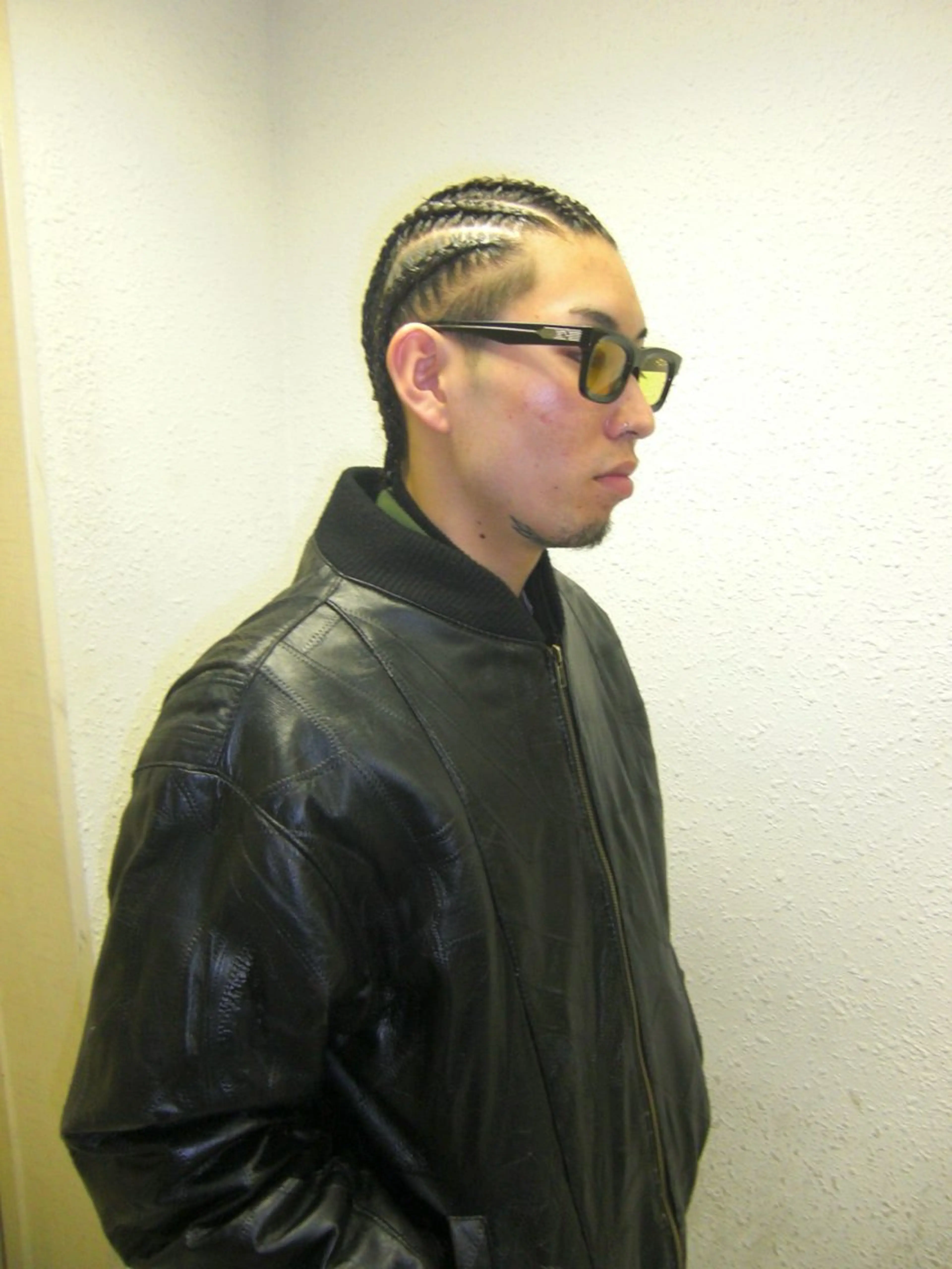 ショート メンズ エクステ ヘアセット コーンロウ／ブレイズ SYUのヘアスタイル