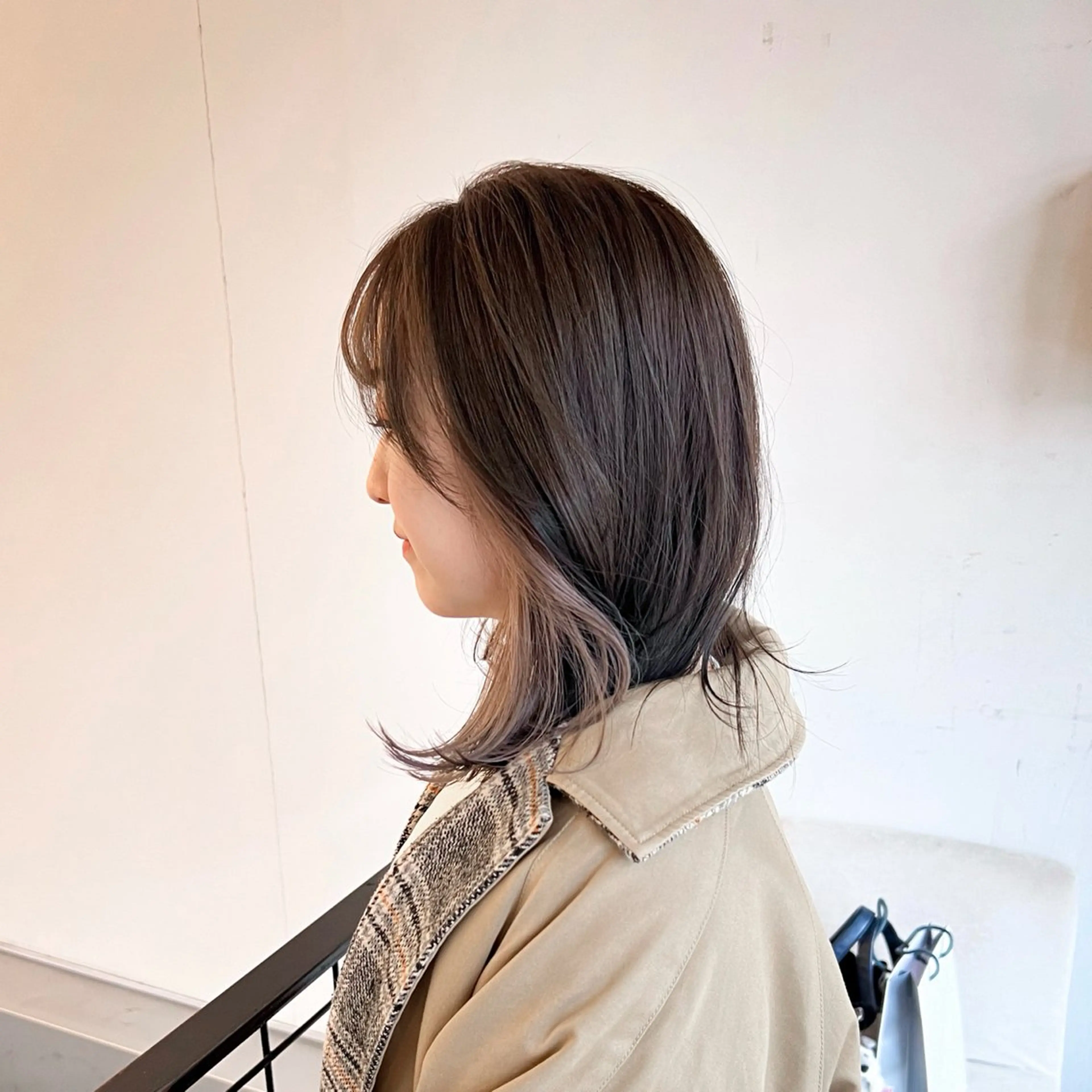 ミディアム カラー ブリーチ ケアブリーチ デザインカラー イヤリングカラー インナーカラー カット ヘアカラー トリートメント quon RYUYA /レイヤー✂️のその他イメージ