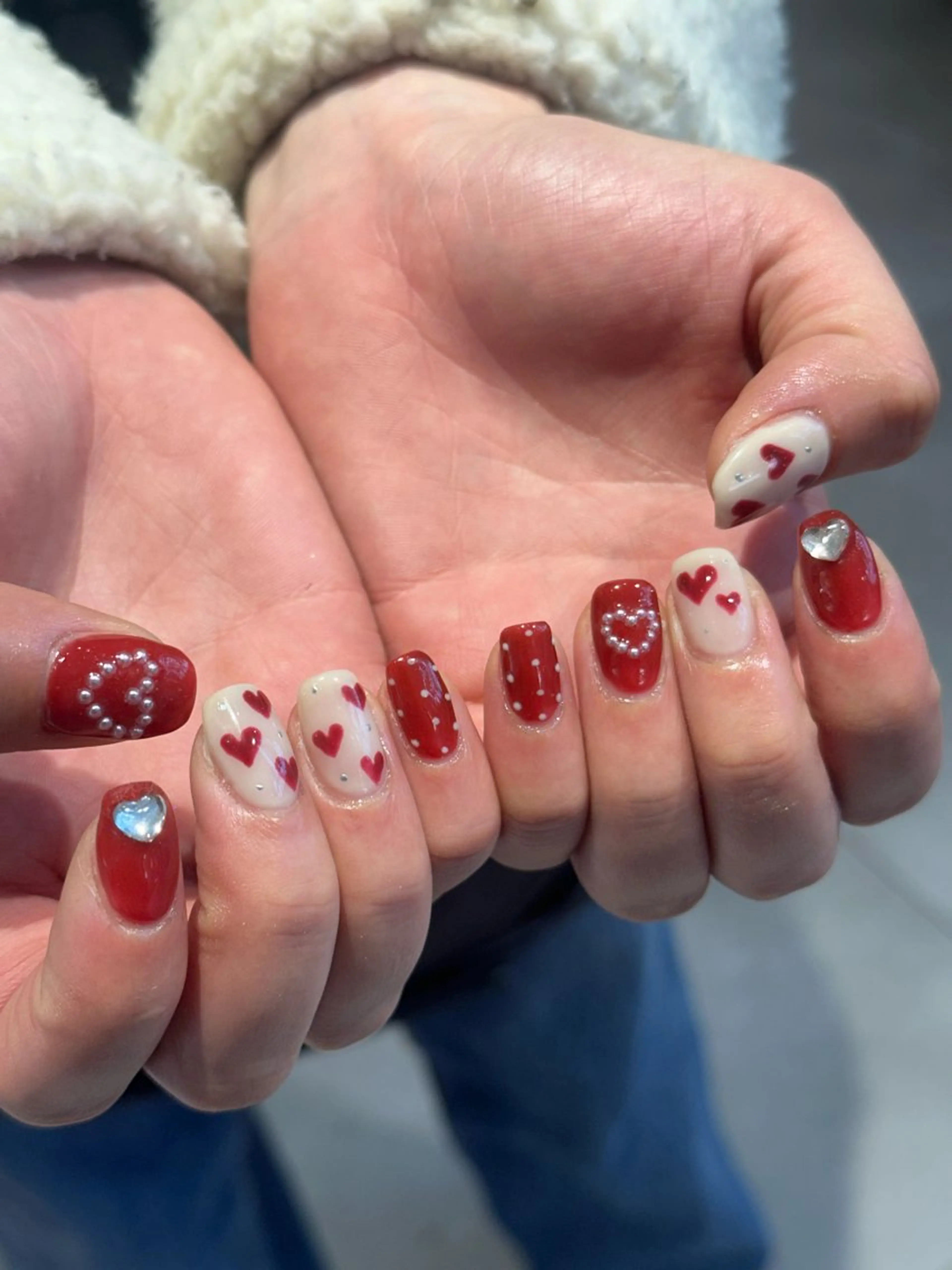 ネイル ハンドネイル 🎀韓国レイヤー特化 🎀ベージュ/ミクのヘアスタイル