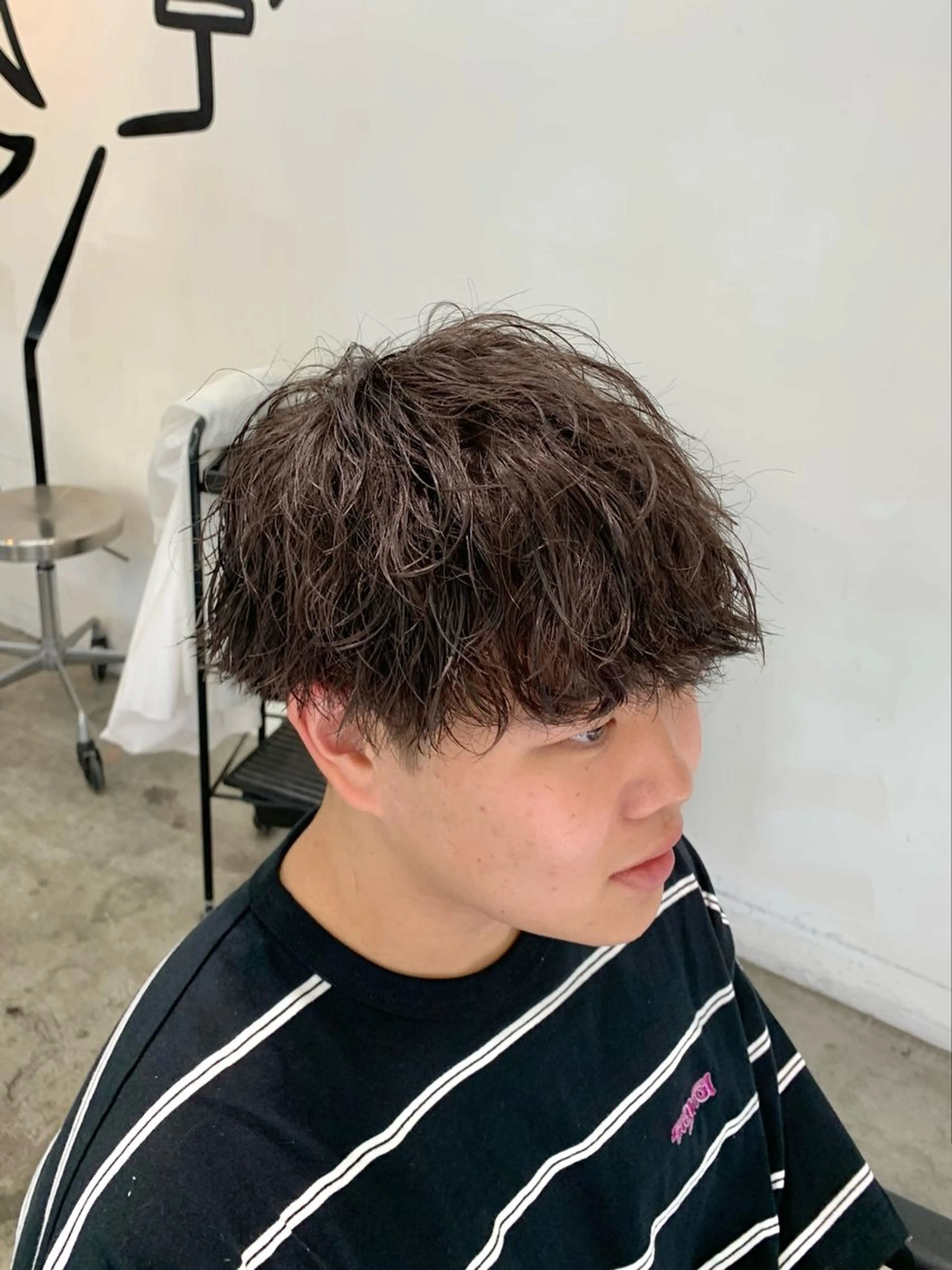 パーマ メンズ メンズパーマ ツイストスパイラルパーマ スパイラルパーマ カット パーマ メンズ特化美容師/ 藤戸 椋のヘアスタイル