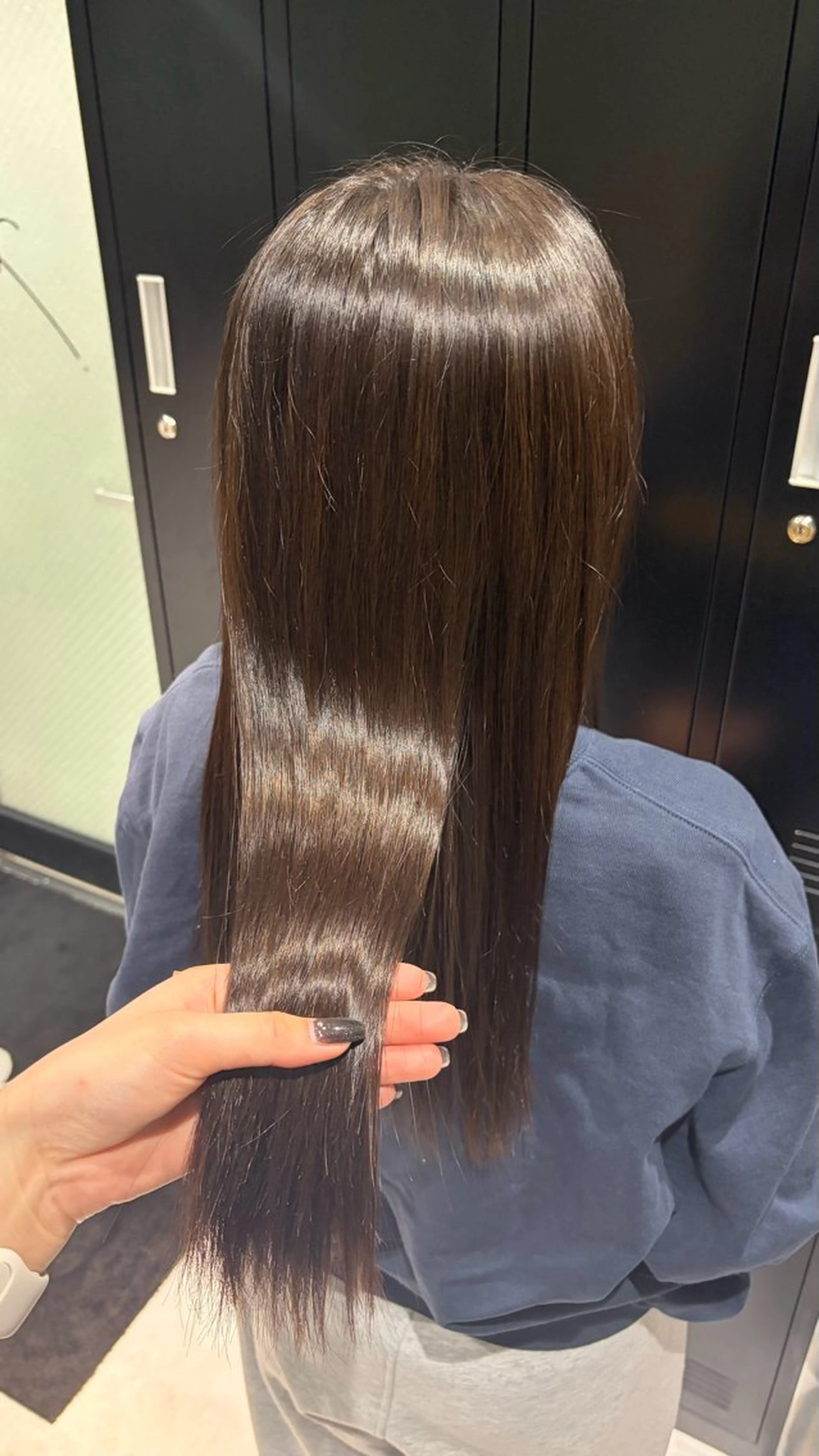 ロング パーマ 縮毛矯正 《.Xian》ミサキ /艶髪/メンズパーマのヘアスタイル