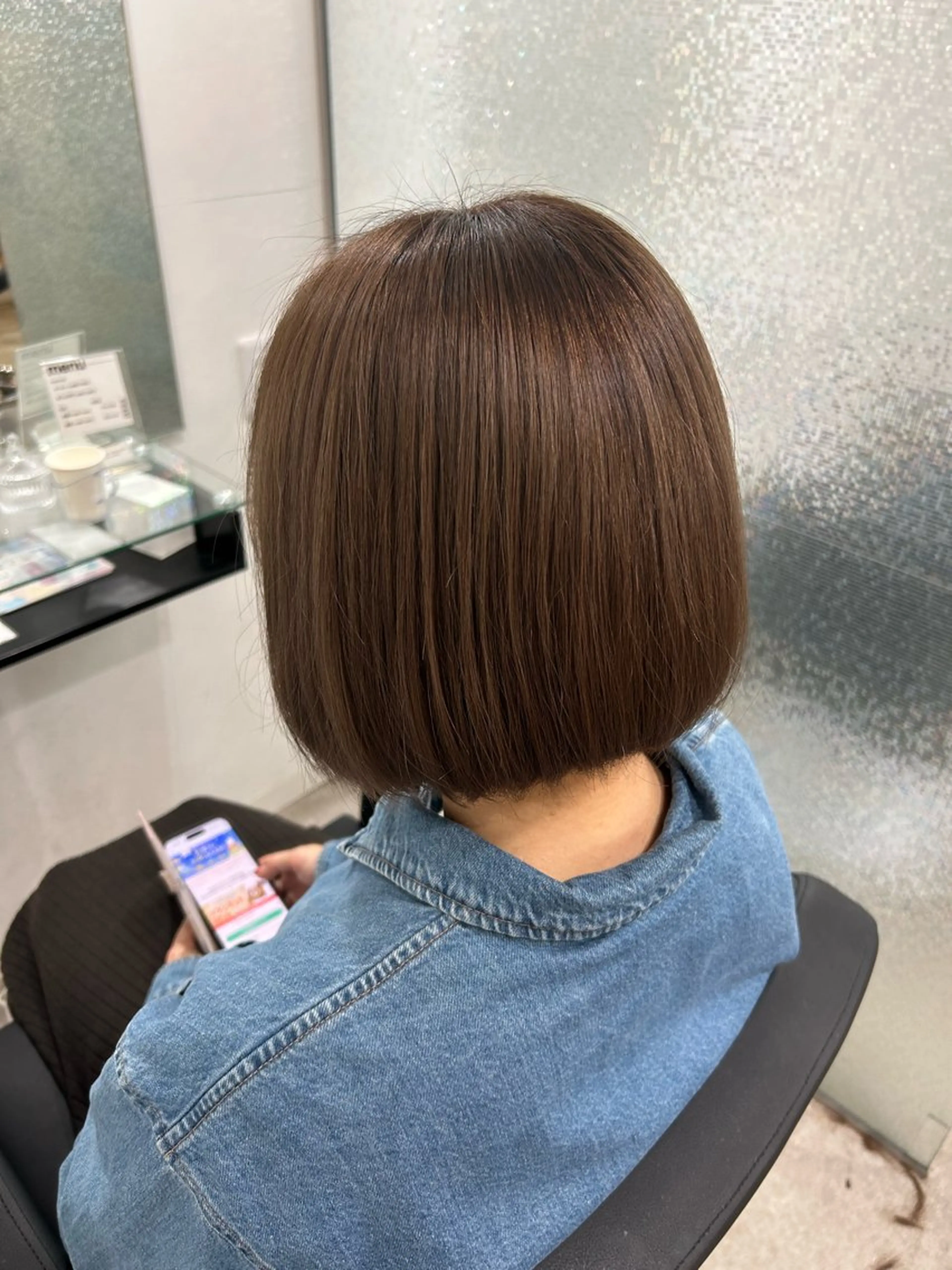 ミディアム カット ヘアカラー ＡＯ所属・艶髪縮毛矯正 🫧🦋/YUINAのヘアスタイル