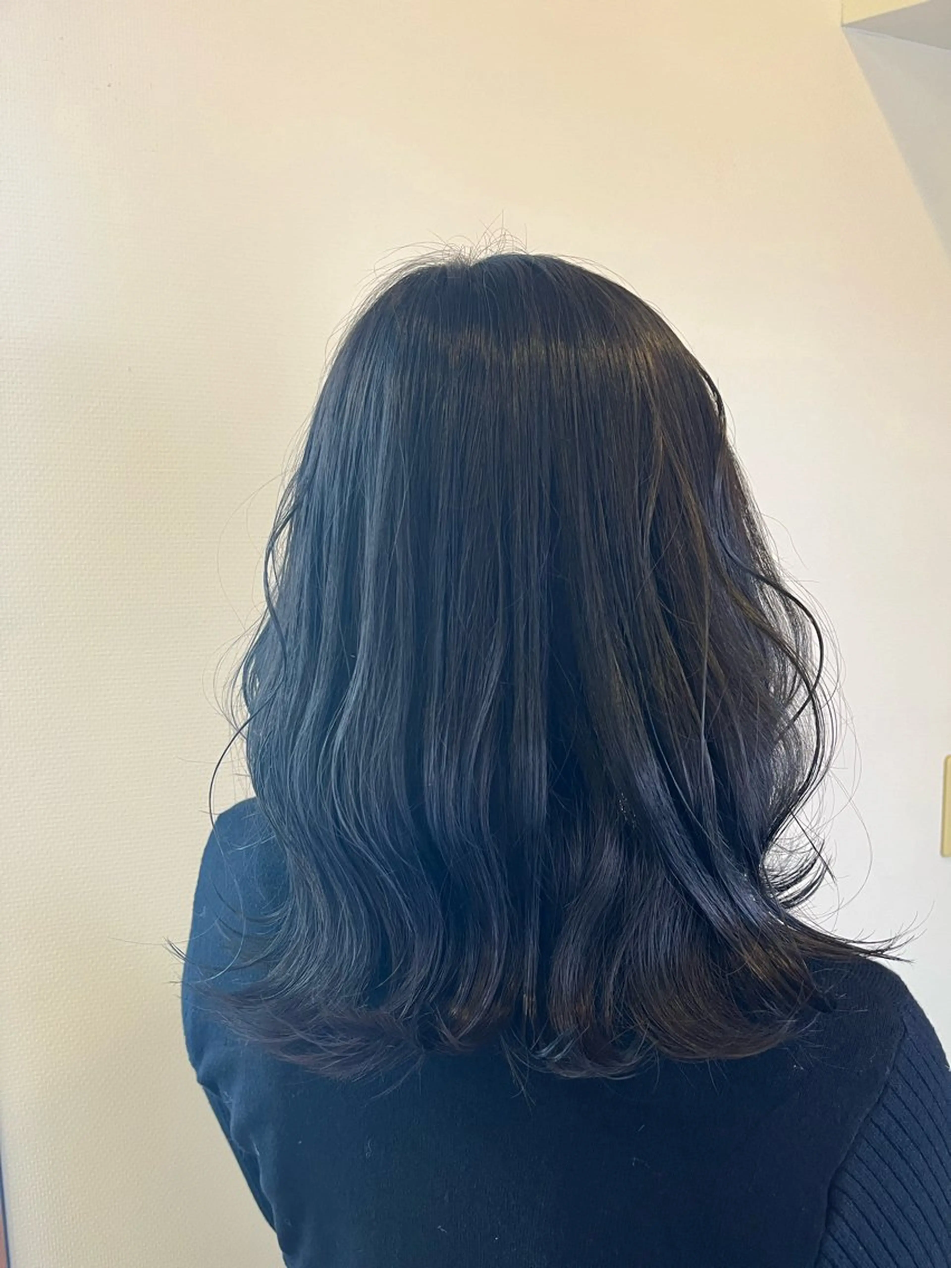 セミロング カット ヘアカラー 西田 早輝子🍊のヘアスタイル