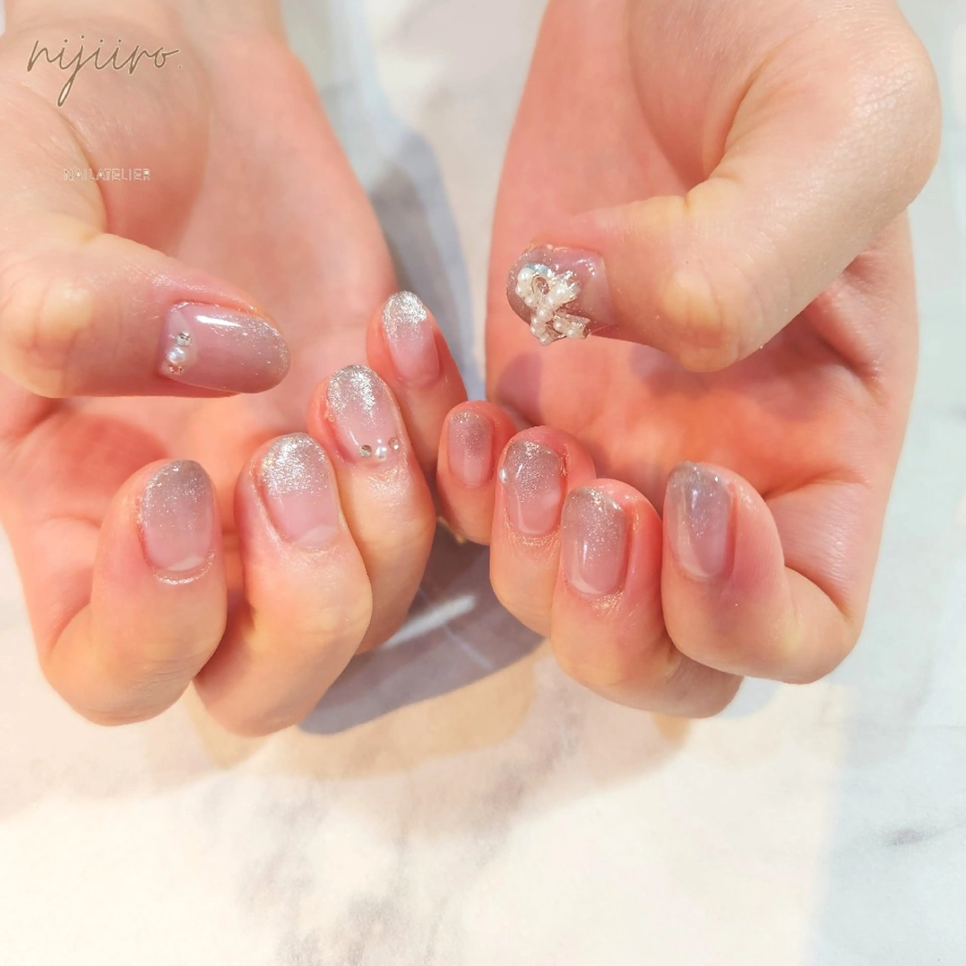 ネイル ハンドネイル nailatelier nijiiro.所属・nijiiro🌈 サトウのネイルデザイン