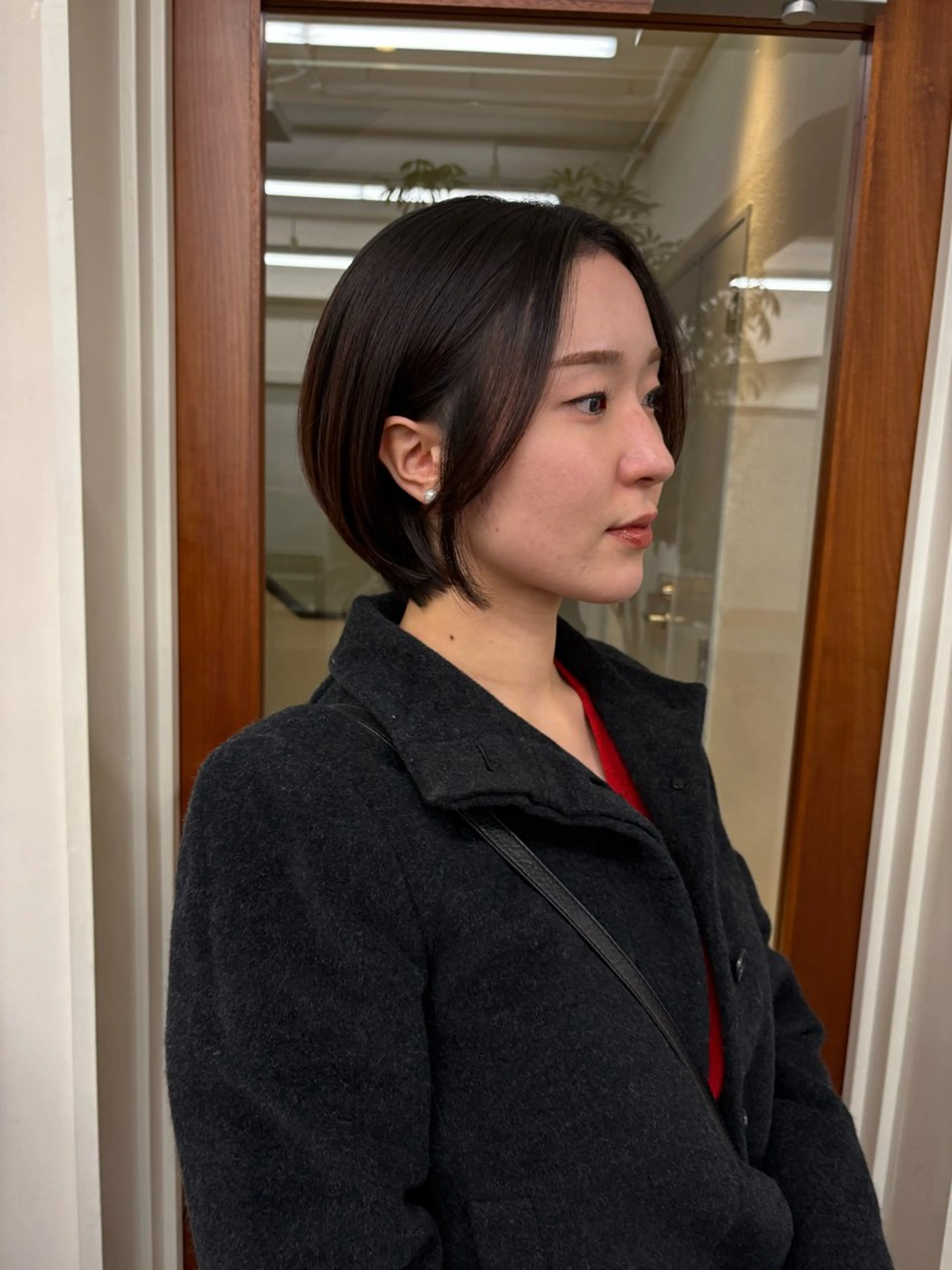 ショート レイヤー/顔周り/ 透明感/ののか💞のヘアスタイル