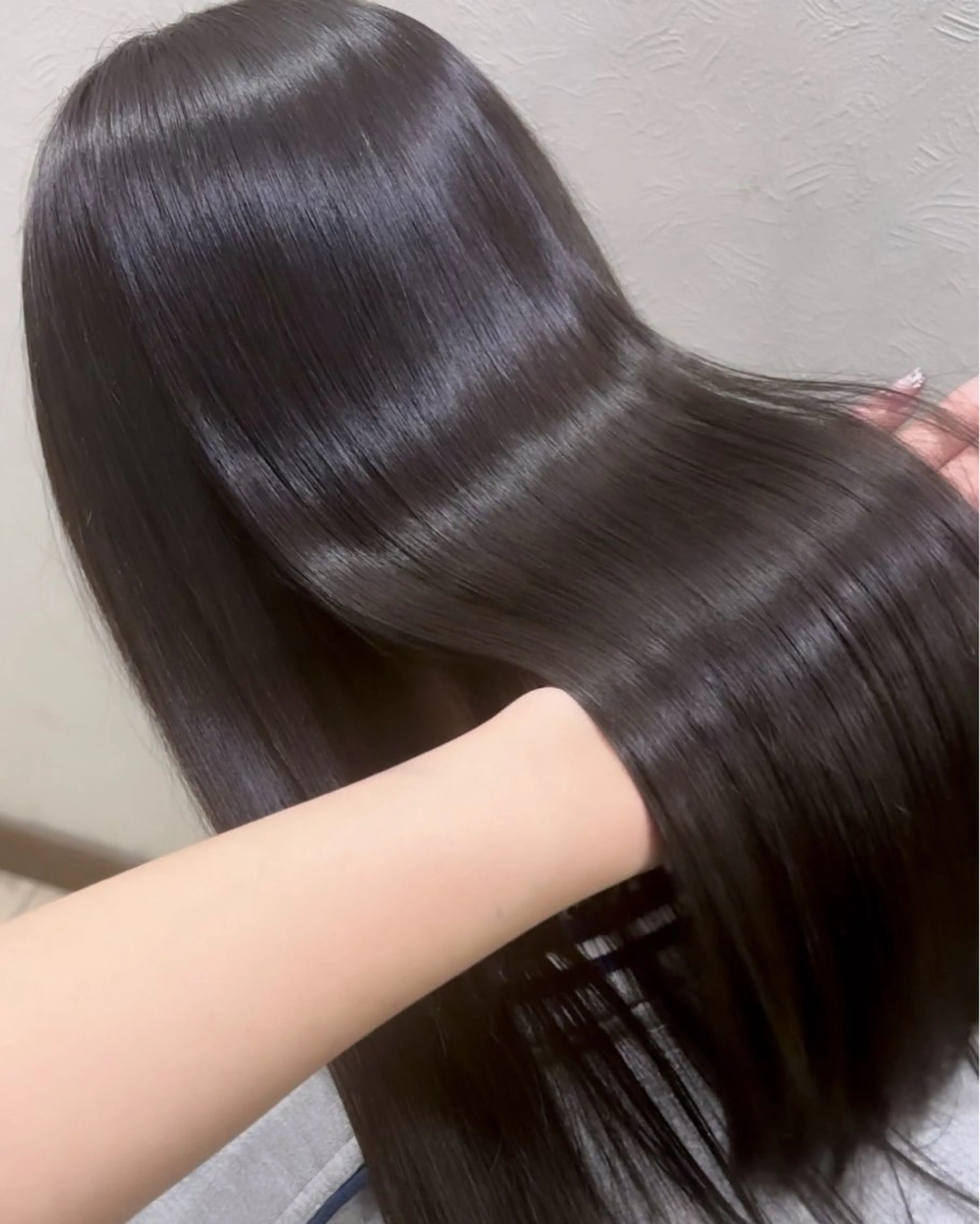 セミロング カラー ヘアカラー トリートメント 中嶋心渚⌇透明感 カラー️🩵🎀‪のヘアスタイル