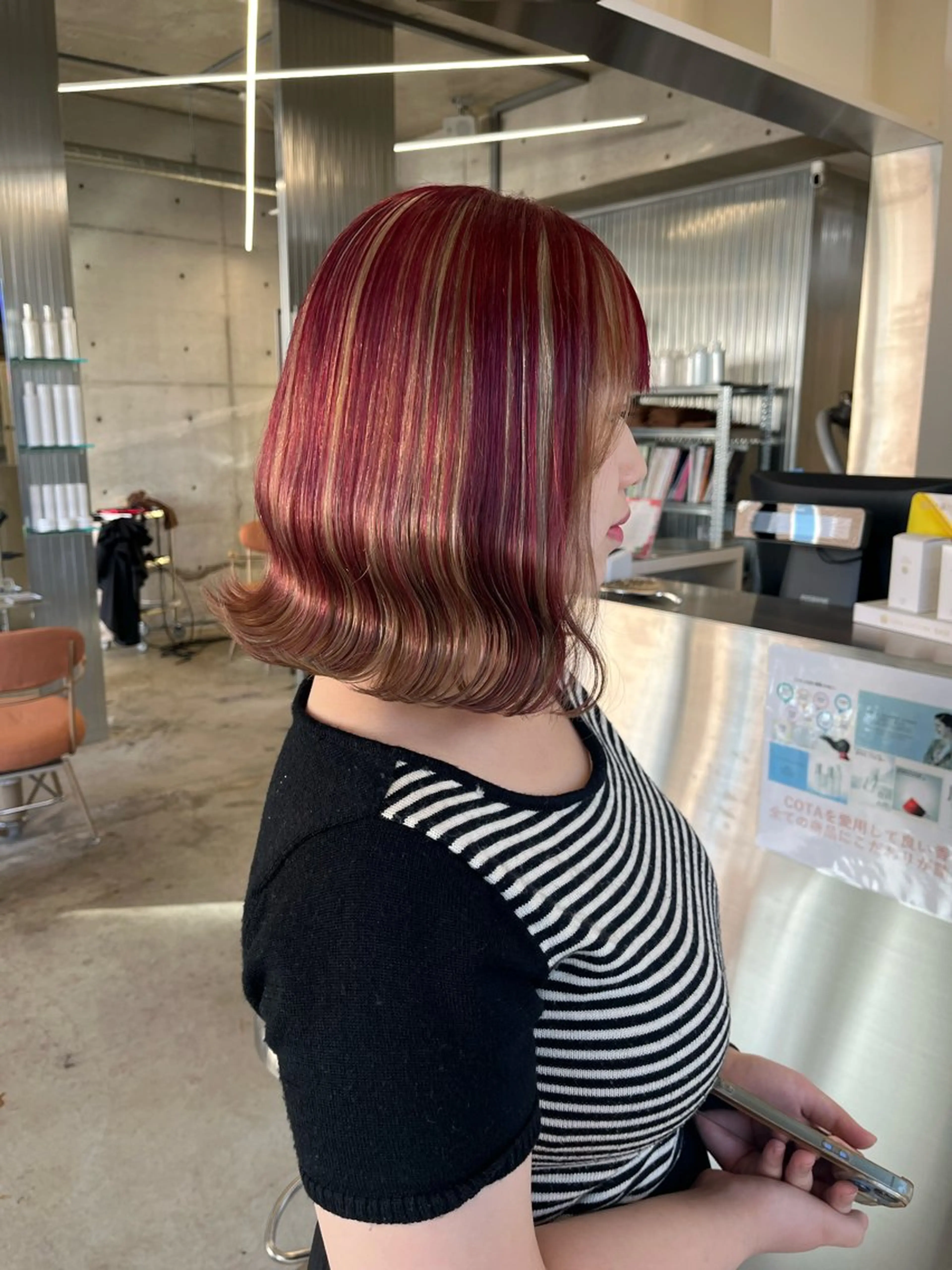 ミディアム カラー YUIMARL岡山店 YUNOKA🦋🫧のヘアスタイル