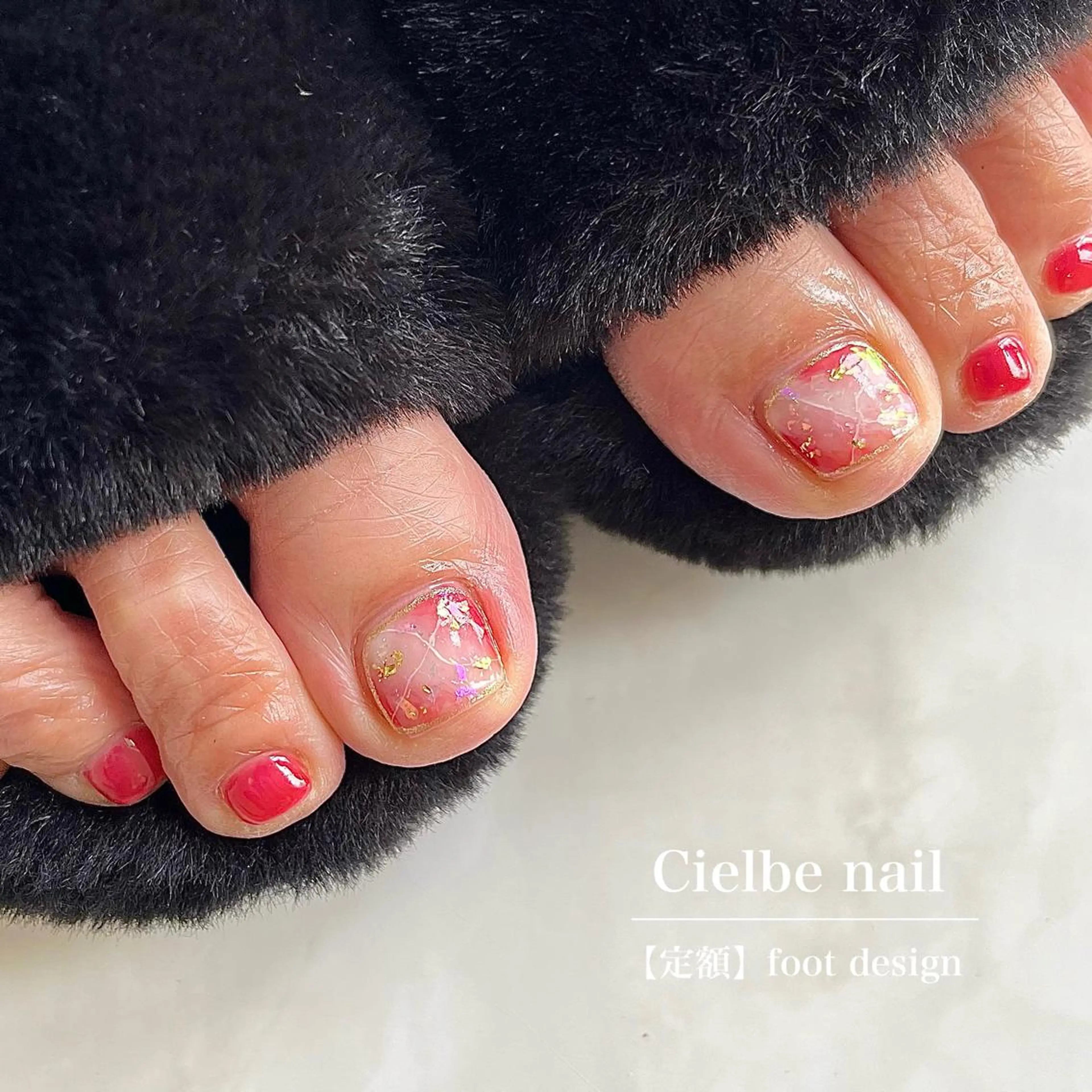 ネイル フットネイル cielbe nailのネイルデザイン
