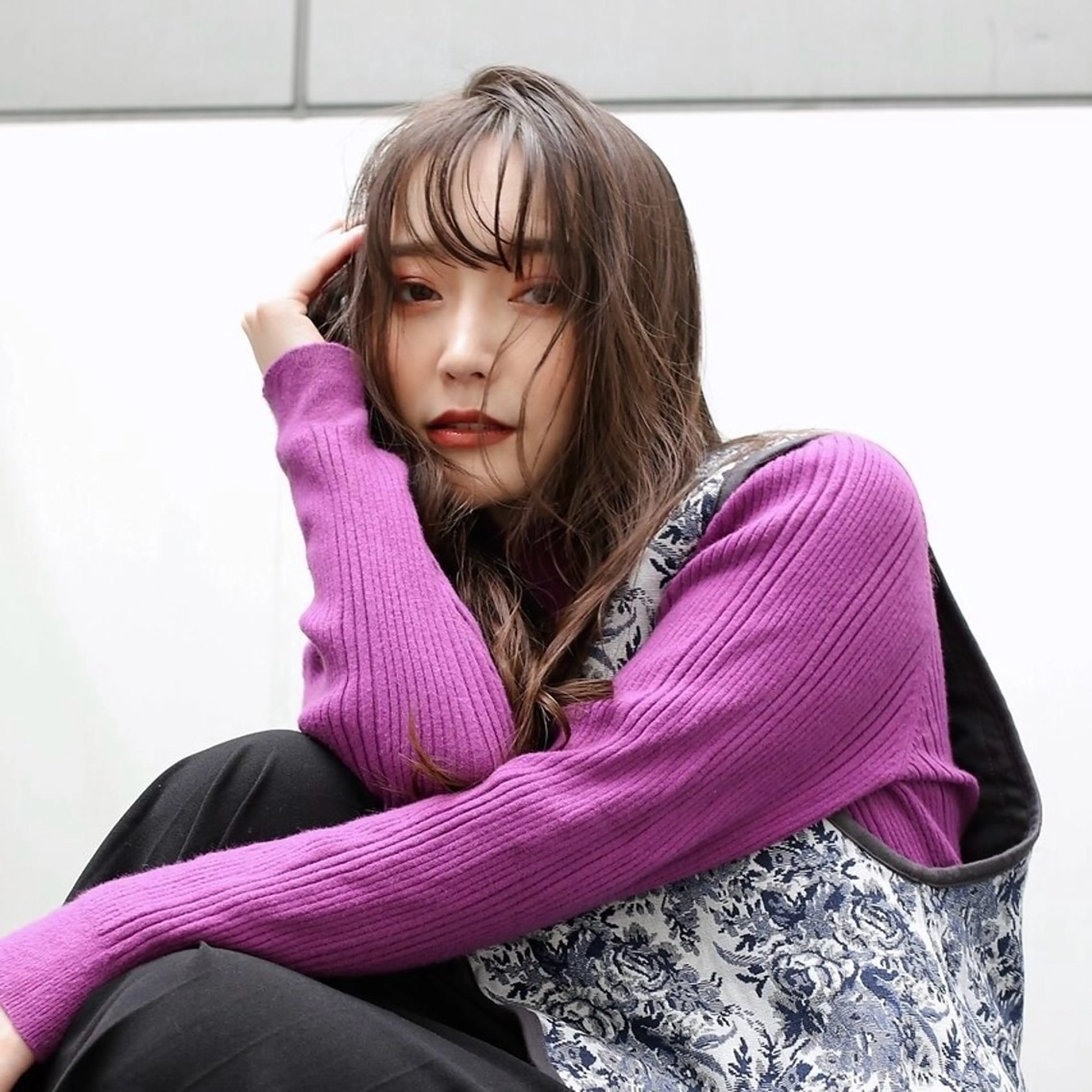 ロング 小顔カット/レイヤー 【WiLL】加藤のヘアスタイル