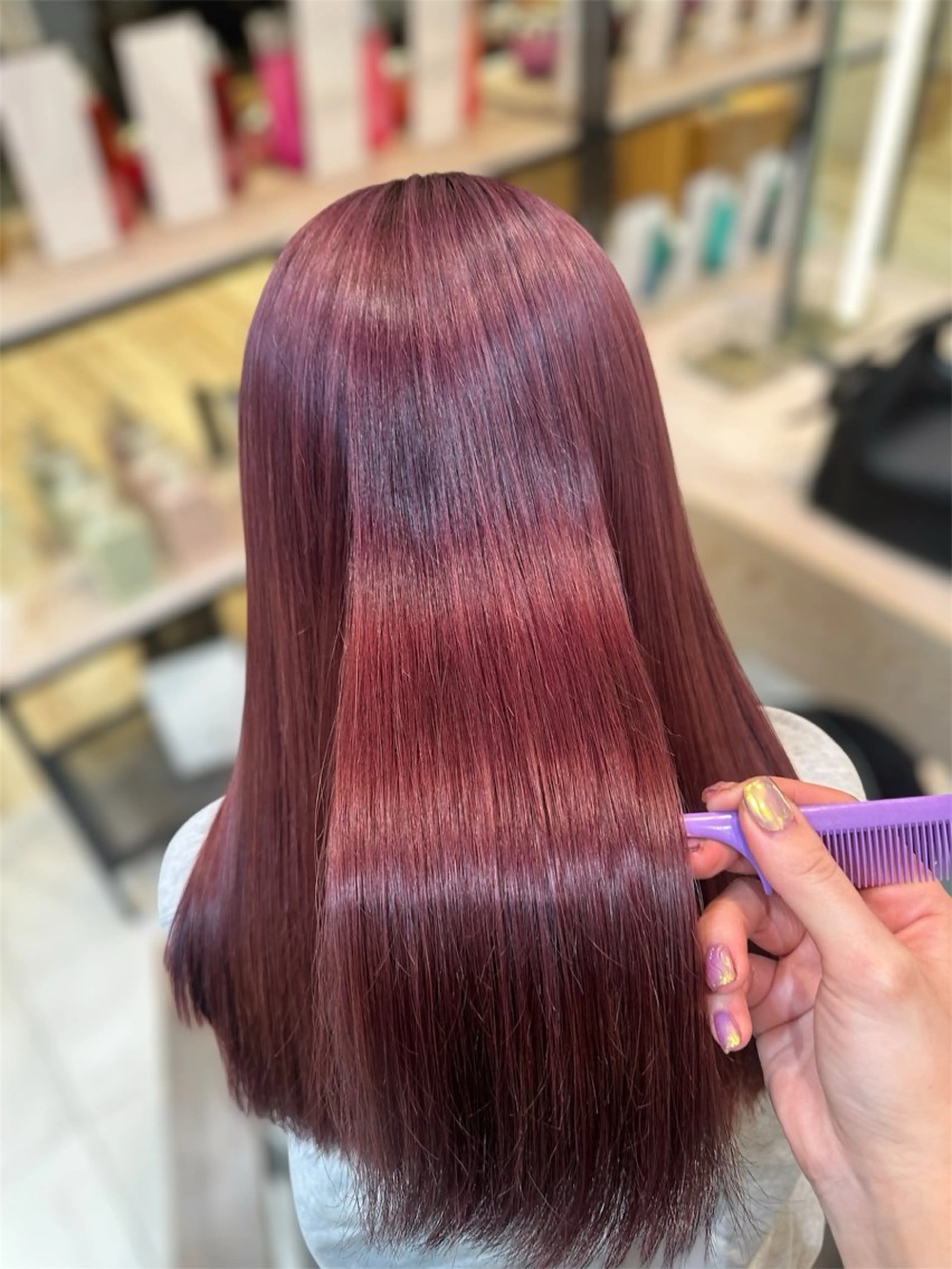 Ｎｏ．1！ワンカラー＋日本人最上級トリートメントAujua4step！超音波付きの写真