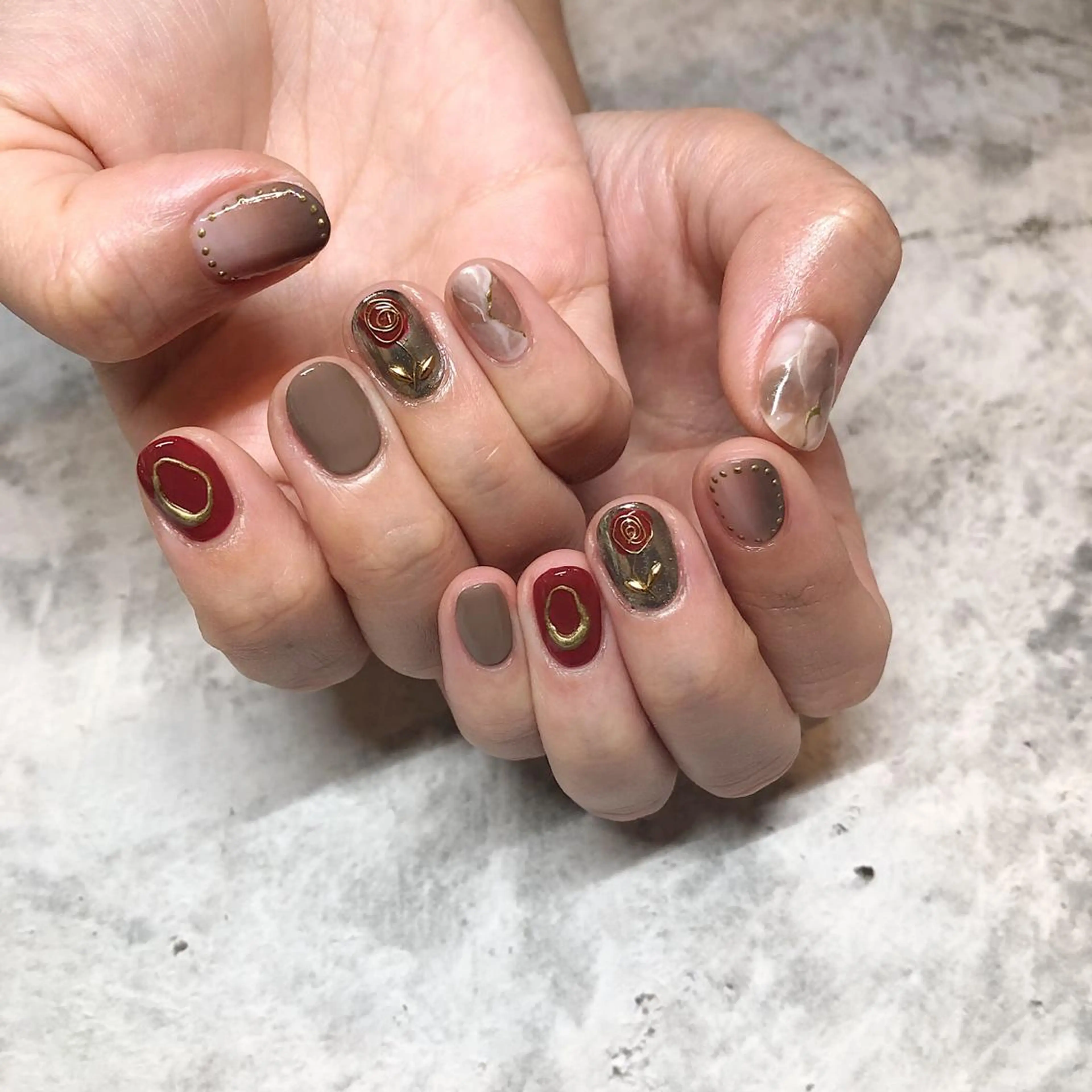 ネイル ハンドネイル 🌞💜 KAORI 🌴のネイルデザイン