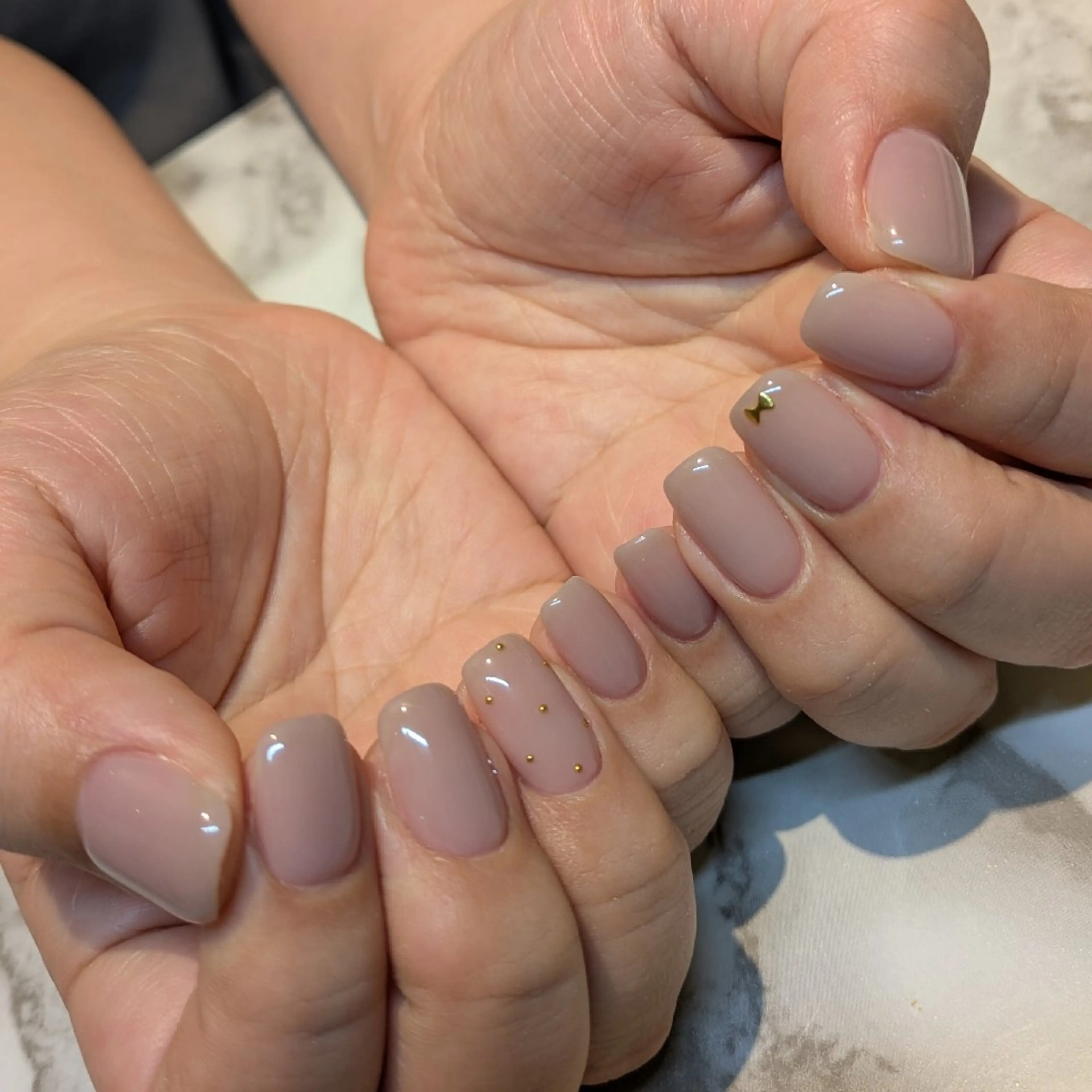 ネイル シンプルネイル ジェヌインネイル 河内のネイルデザイン