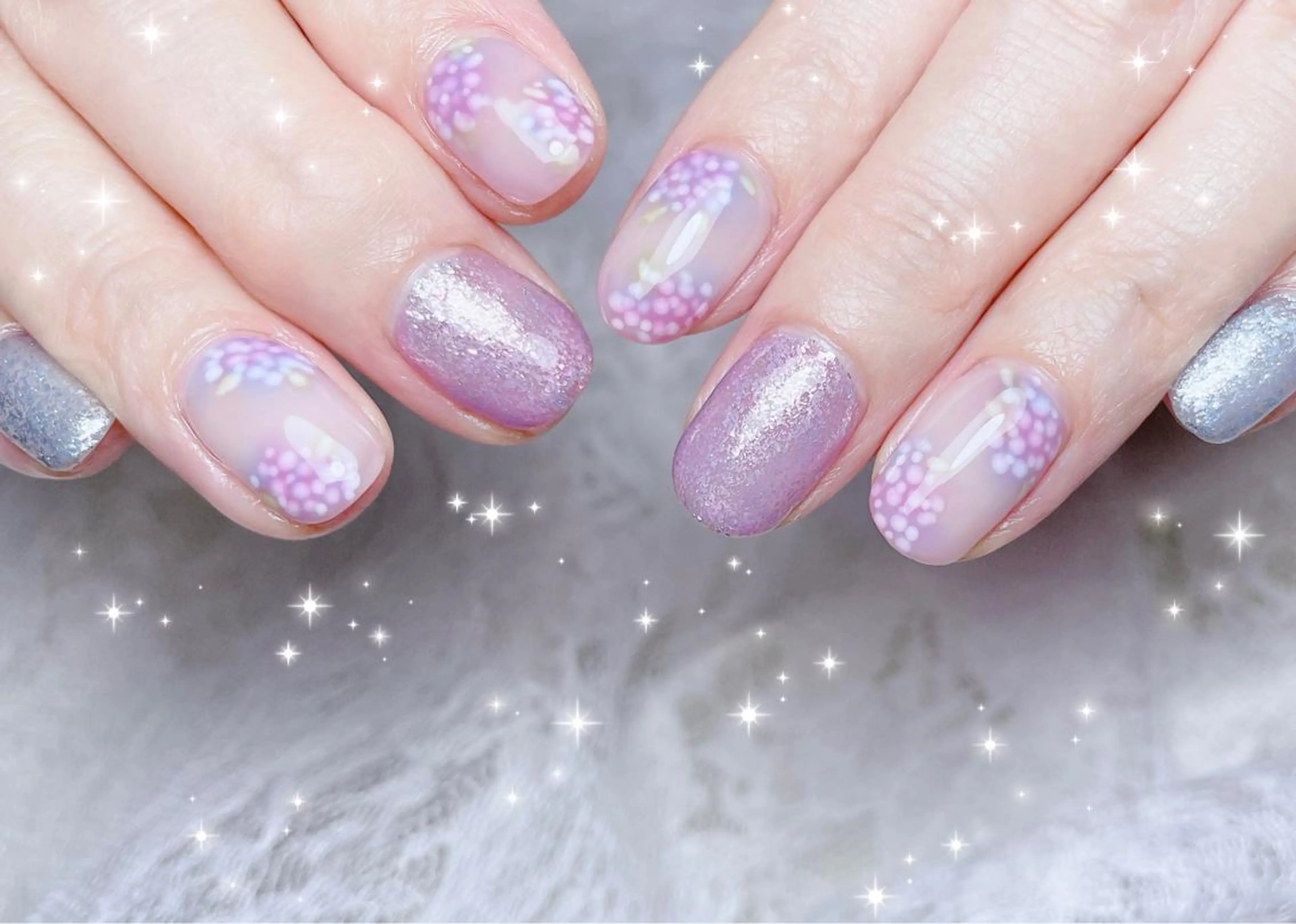 ネイル アートネイル ハンドネイル FLARE NAIL フレアネイルのネイルデザイン