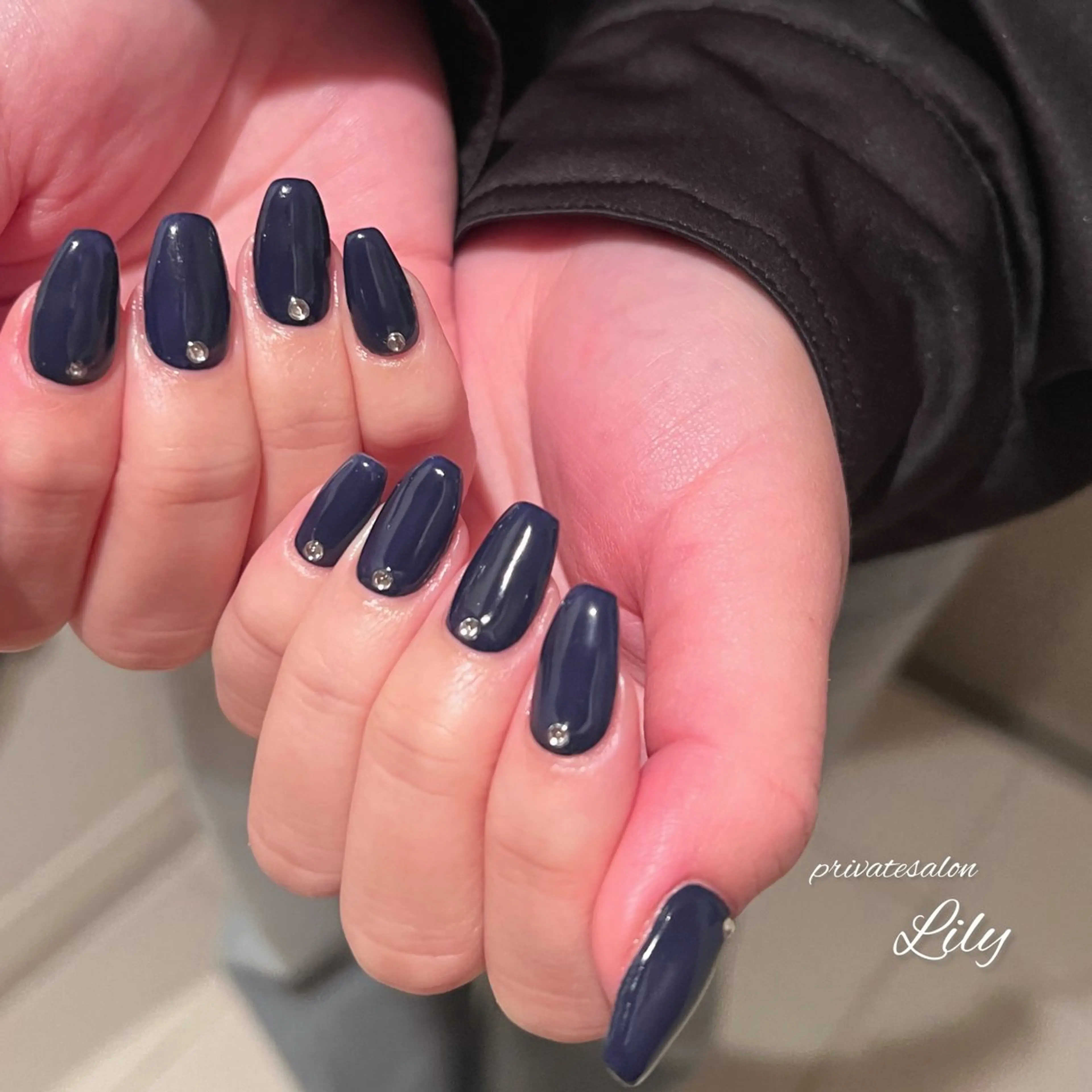 ネイル ワンカラーネイル ハンドネイル salon Lilyのネイルデザイン