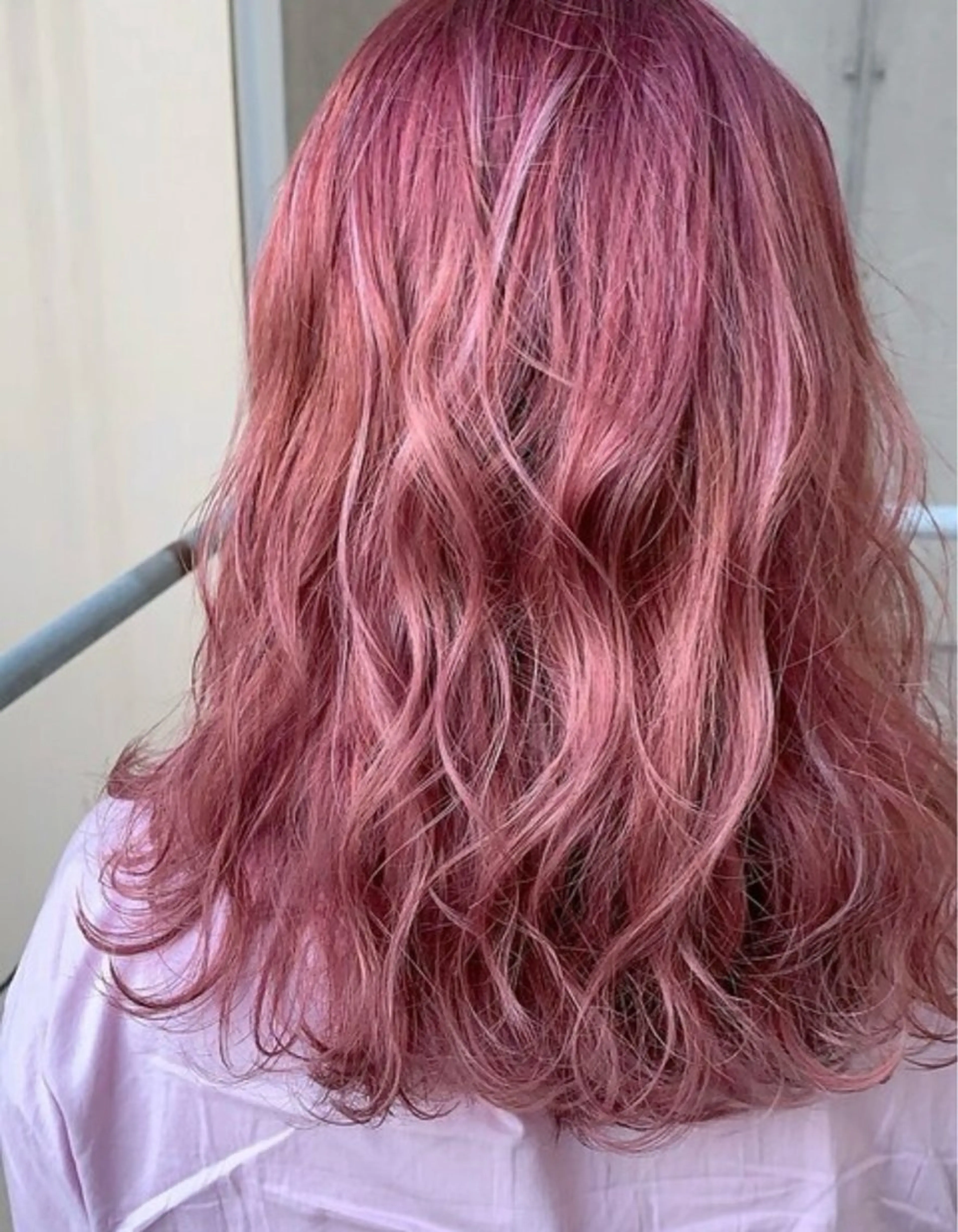 ロング ヘアカラー ブリーチ/縮毛矯正/ 韓国/💗ホノカ💗のヘアスタイル